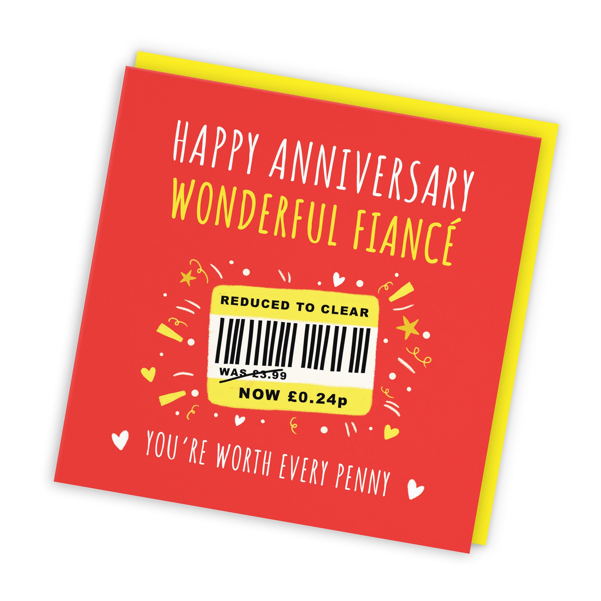 Fiancé Anniversary Card Reduced To Clear Moments - Default Title (BS00168)