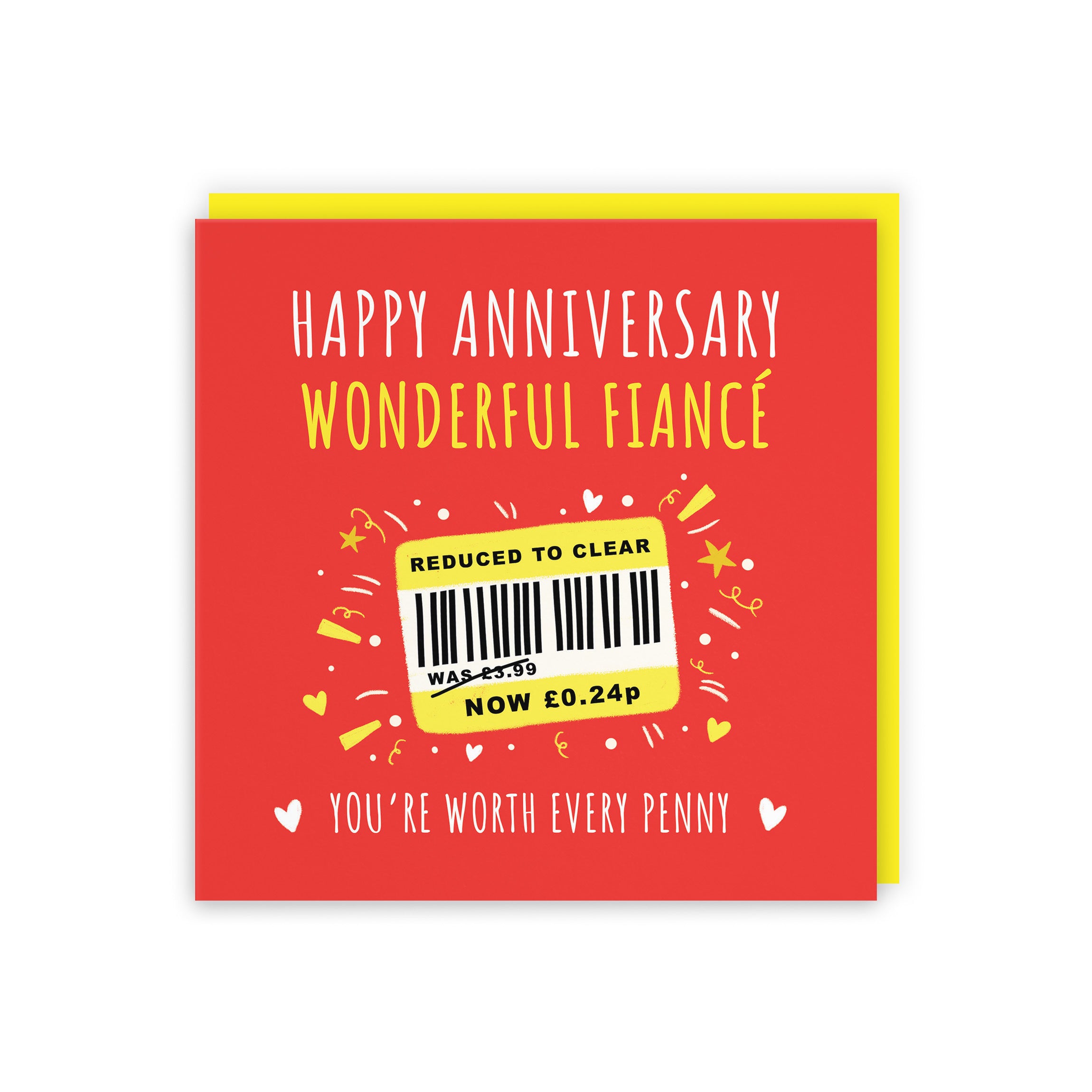 Fiancé Anniversary Card Reduced To Clear Moments - Default Title (BS00168)