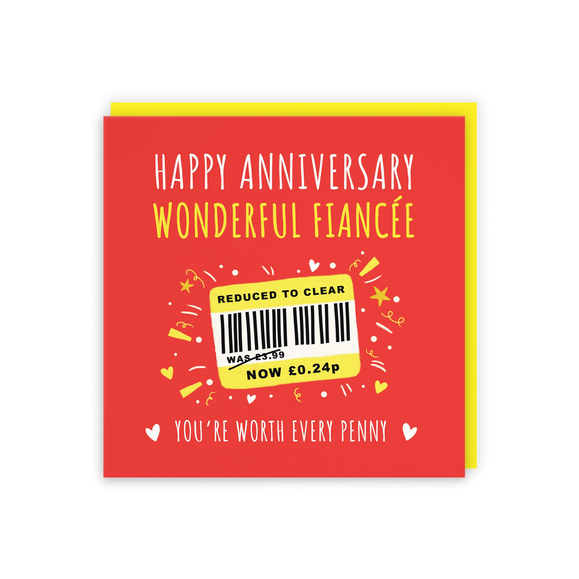 Fiancée Anniversary Card Reduced To Clear Moments - Default Title (BS00169)
