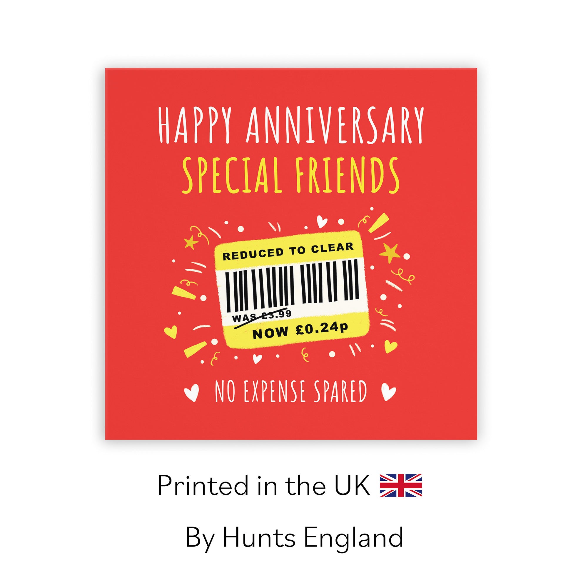Friends Anniversary Card Reduced To Clear Moments - Default Title (BS00170)