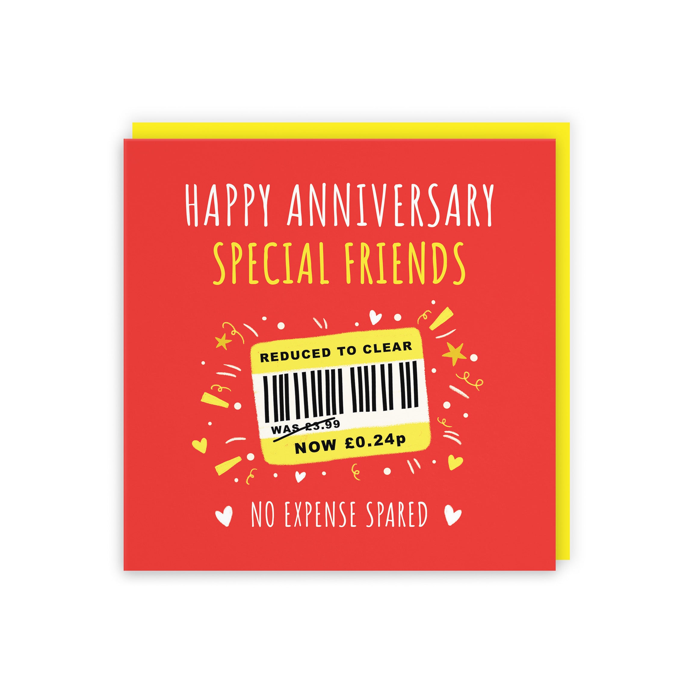 Friends Anniversary Card Reduced To Clear Moments - Default Title (BS00170)