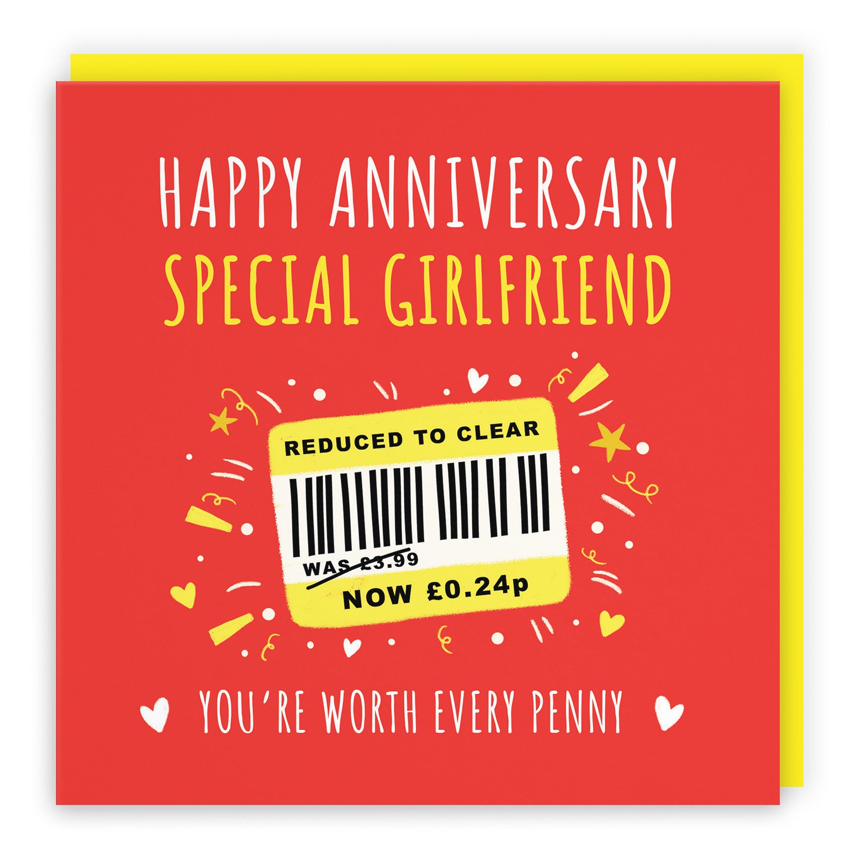 Girlfriend Anniversary Card Reduced To Clear Moments - Default Title (BS00171)