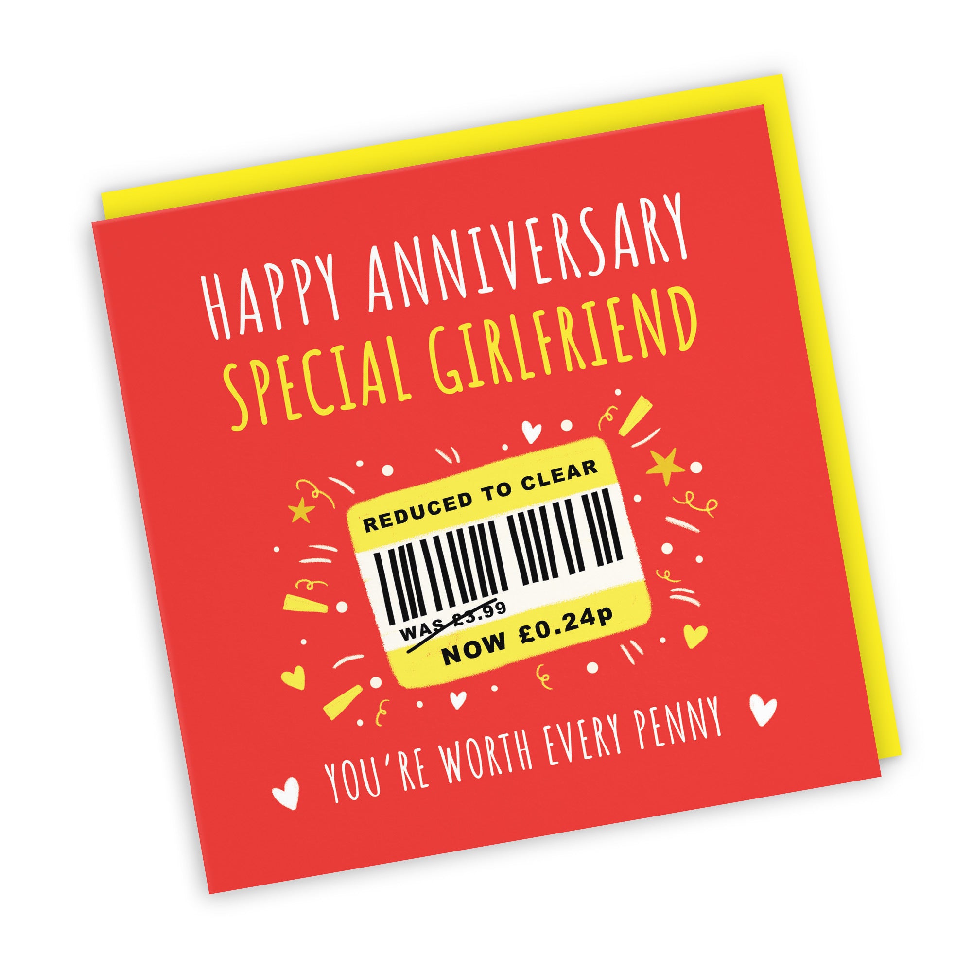 Girlfriend Anniversary Card Reduced To Clear Moments - Default Title (BS00171)
