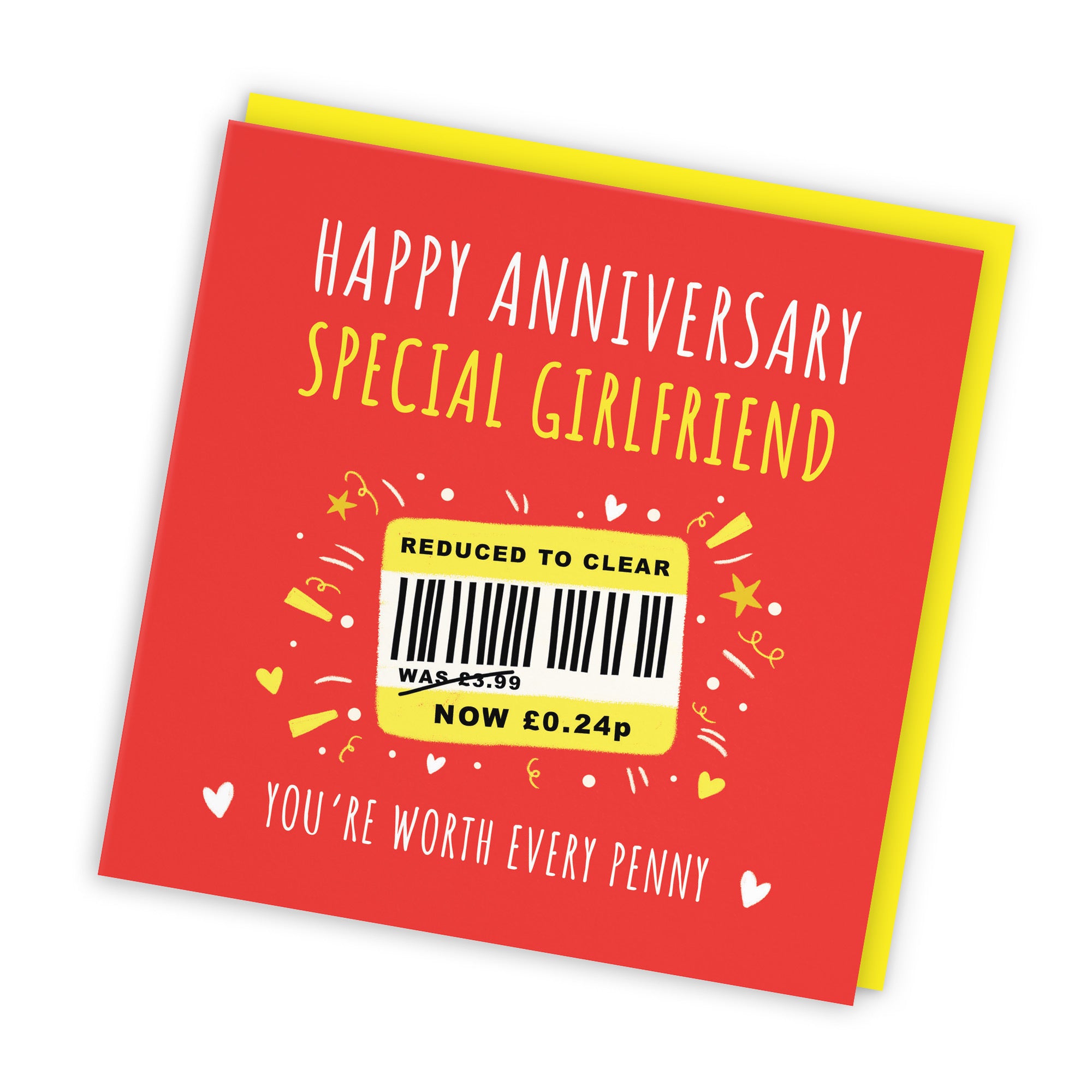 Girlfriend Anniversary Card Reduced To Clear Moments - Default Title (BS00171)