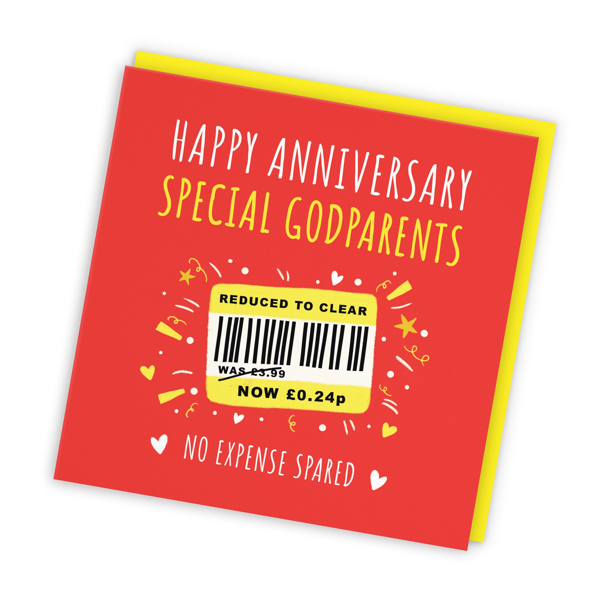 Godparents Anniversary Card Reduced To Clear Moments - Default Title (BS00172)