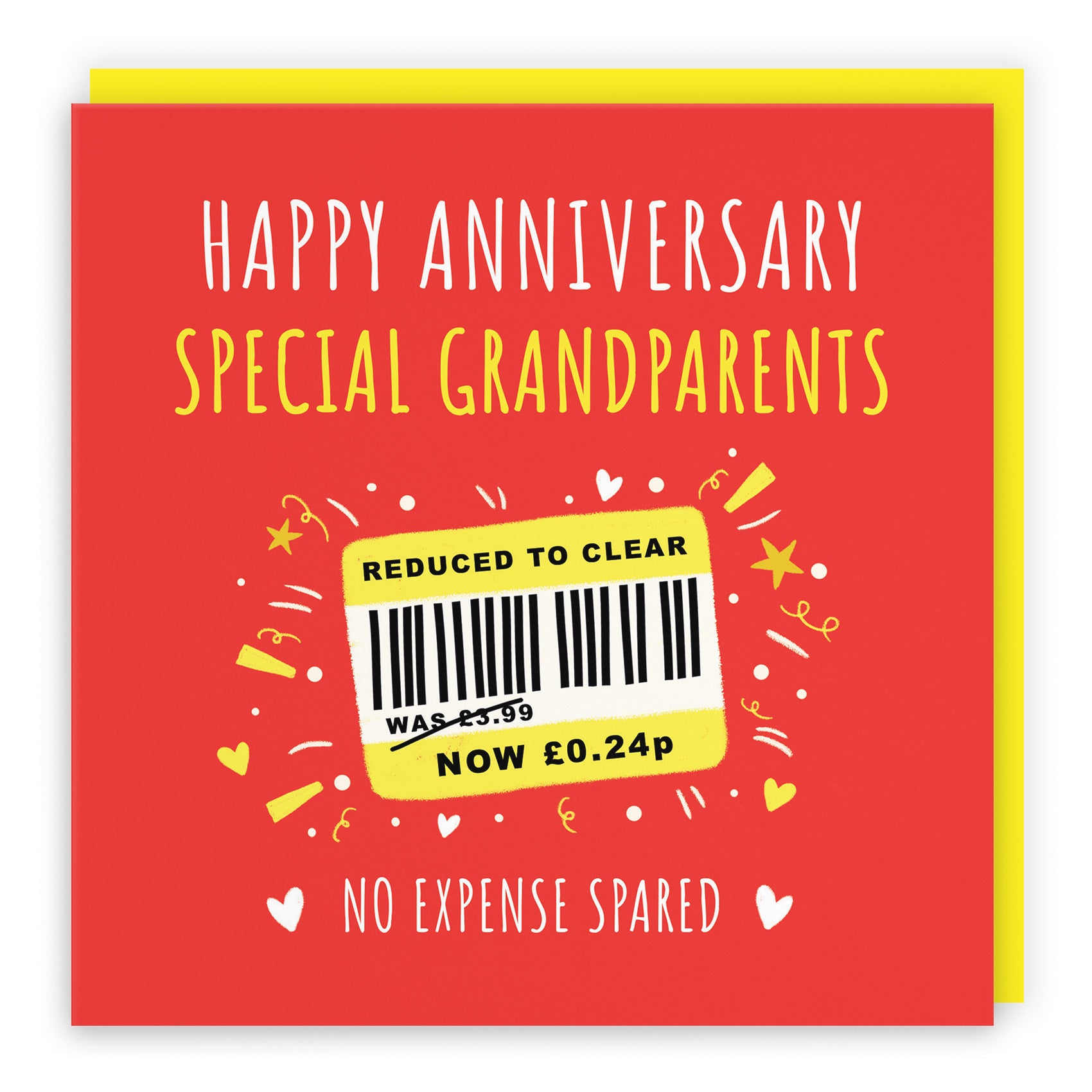 Grandparents Anniversary Card Reduced To Clear Moments - Default Title (BS00178)