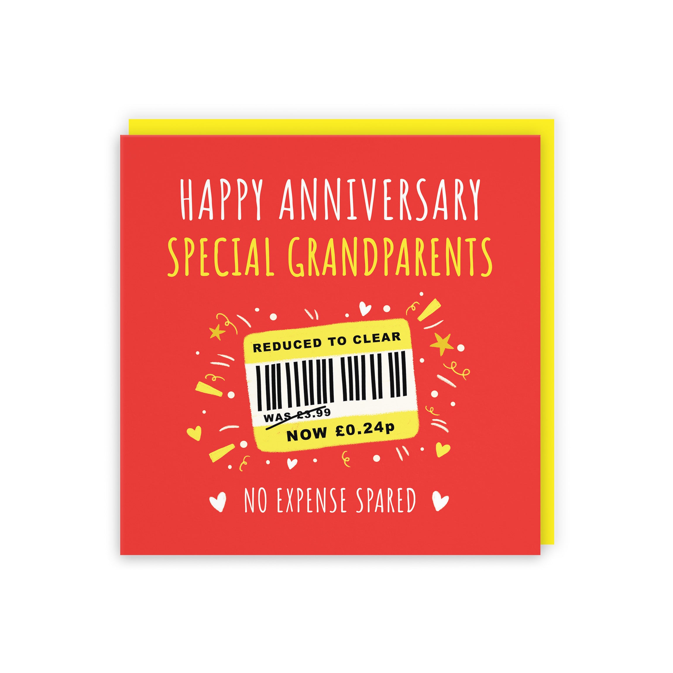 Grandparents Anniversary Card Reduced To Clear Moments - Default Title (BS00178)
