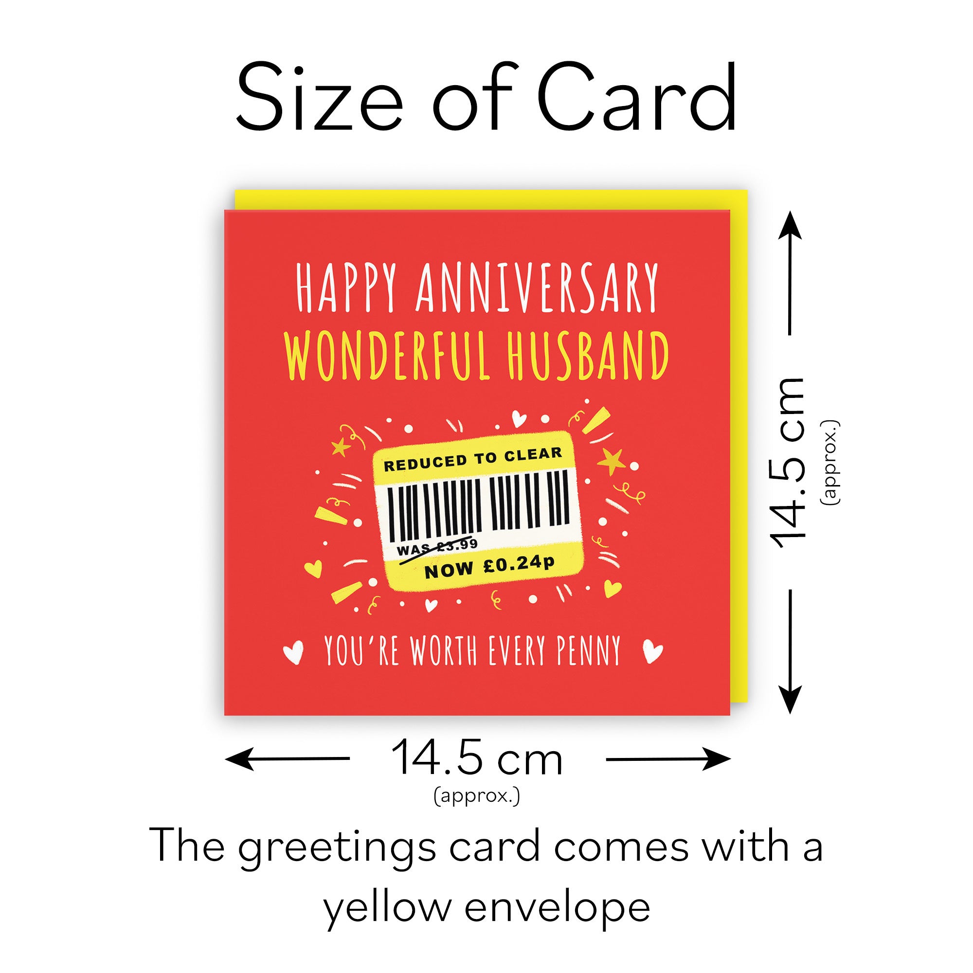 Husband Anniversary Card Reduced To Clear Moments - Default Title (BS00181)