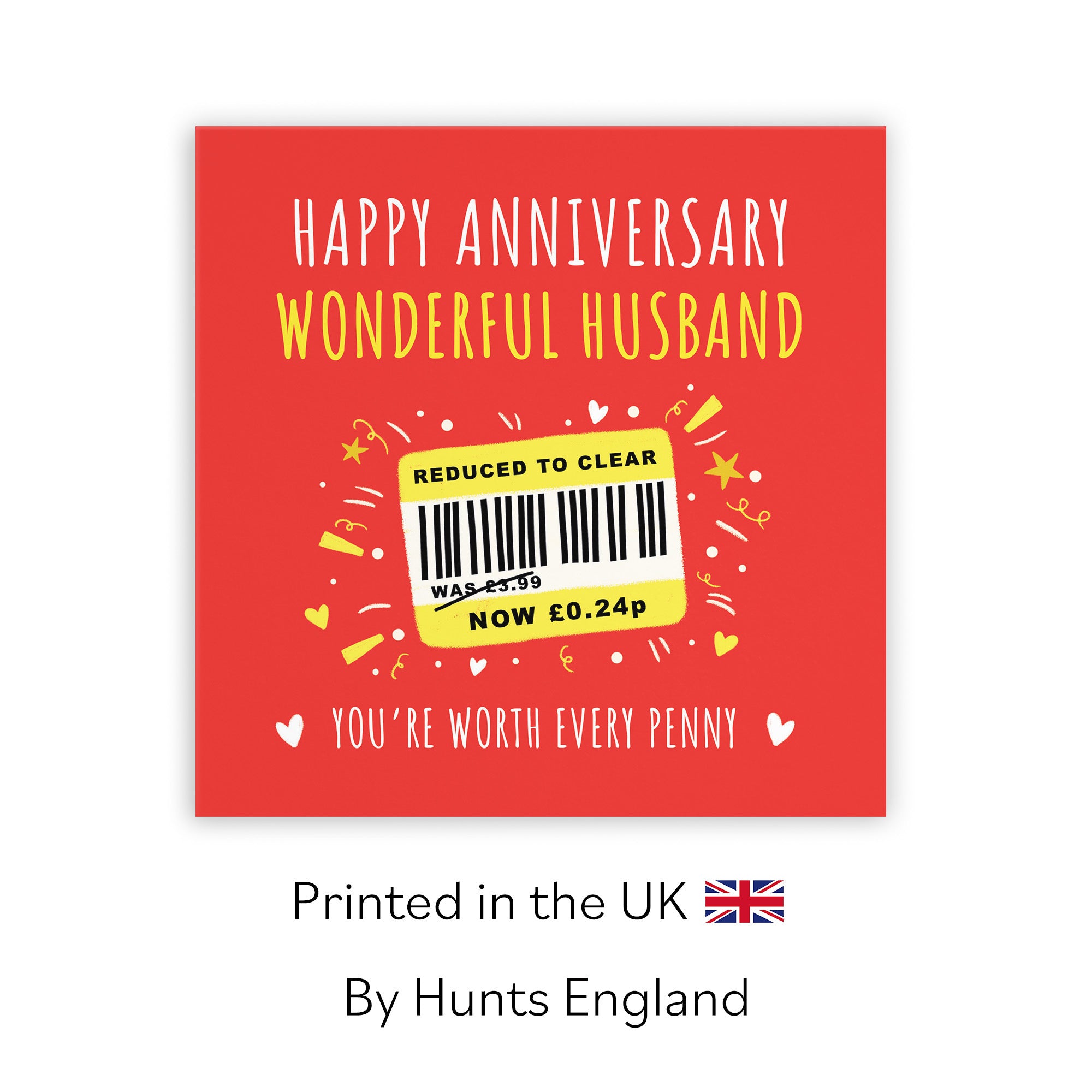 Husband Anniversary Card Reduced To Clear Moments - Default Title (BS00181)