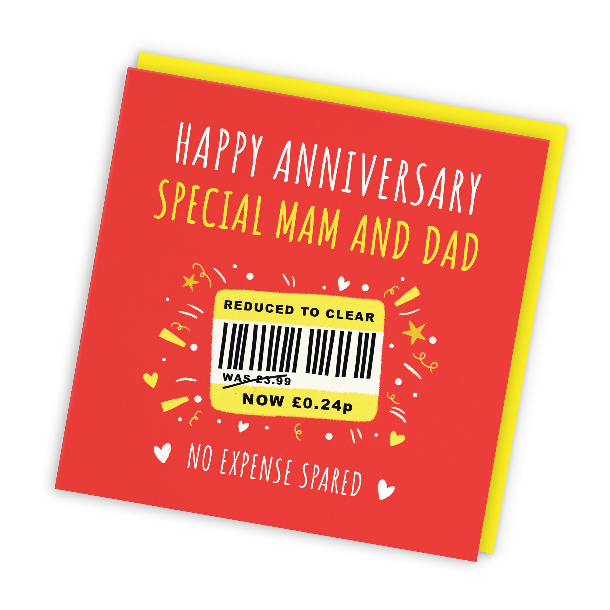 Mam And Dad Anniversary Card Reduced To Clear Moments - Default Title (BS00182)
