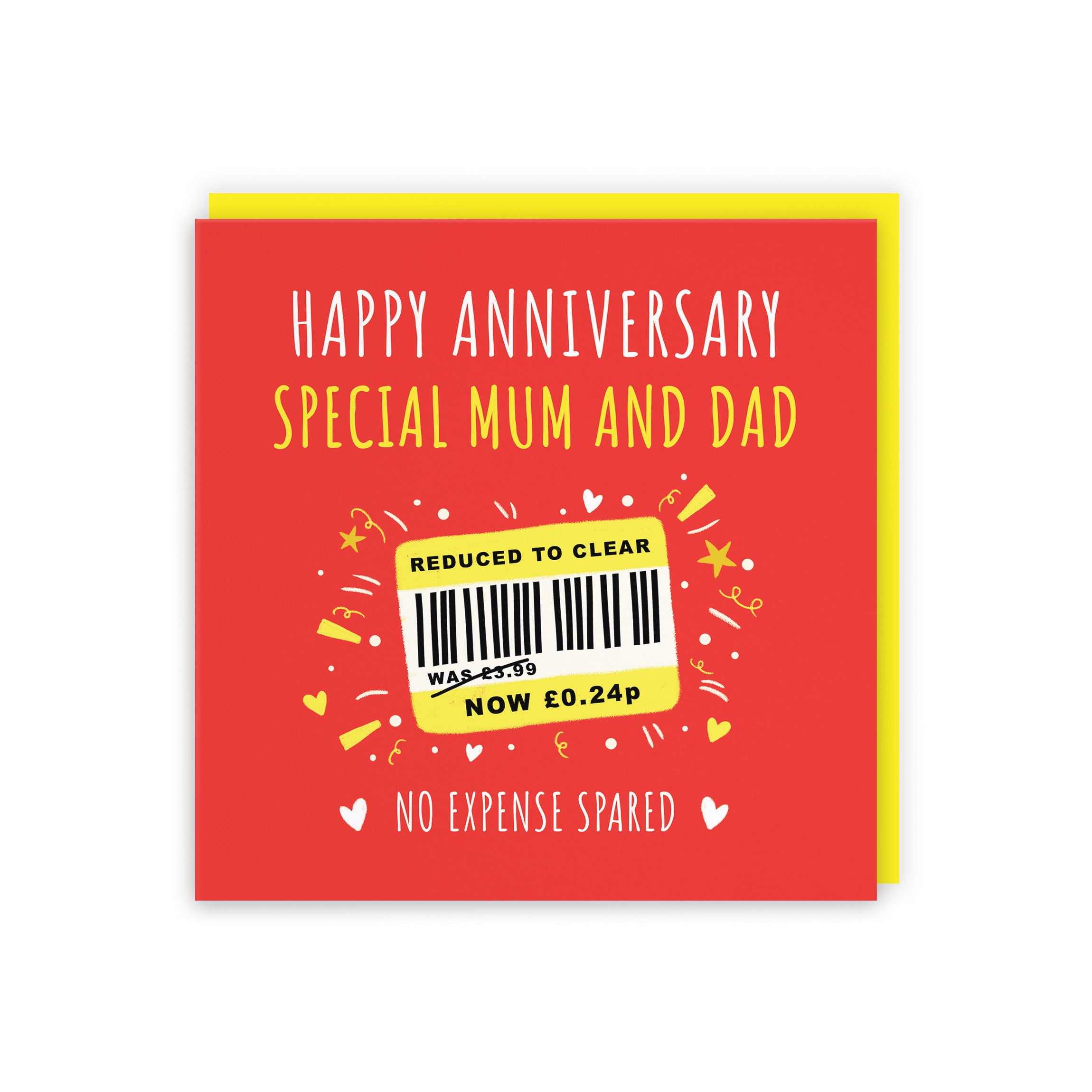 Mum And Dad Anniversary Card Reduced To Clear Moments - Default Title (BS00183)