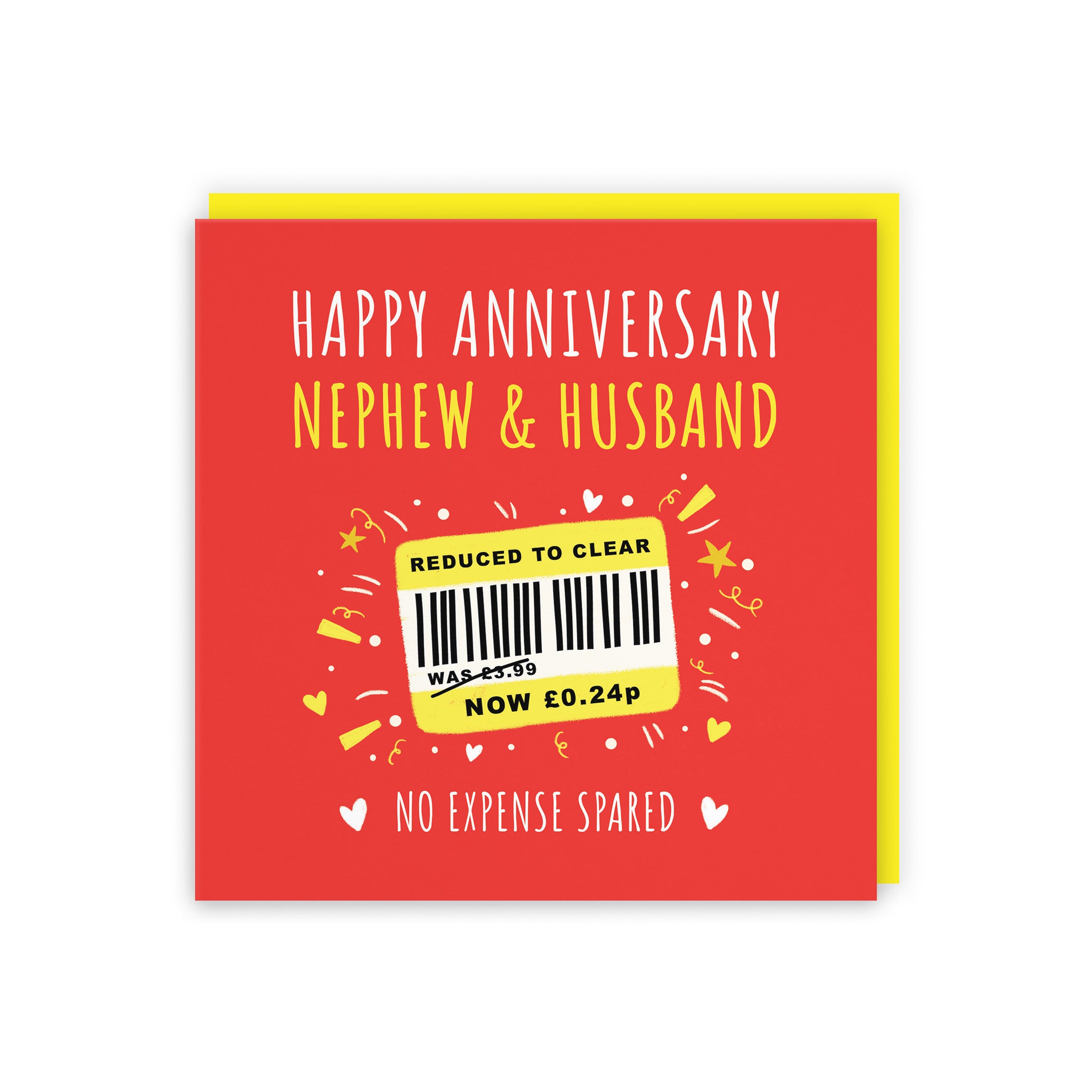 Nephew And Husband Anniversary Card Reduced To Clear Moments - Default Title (BS00185)