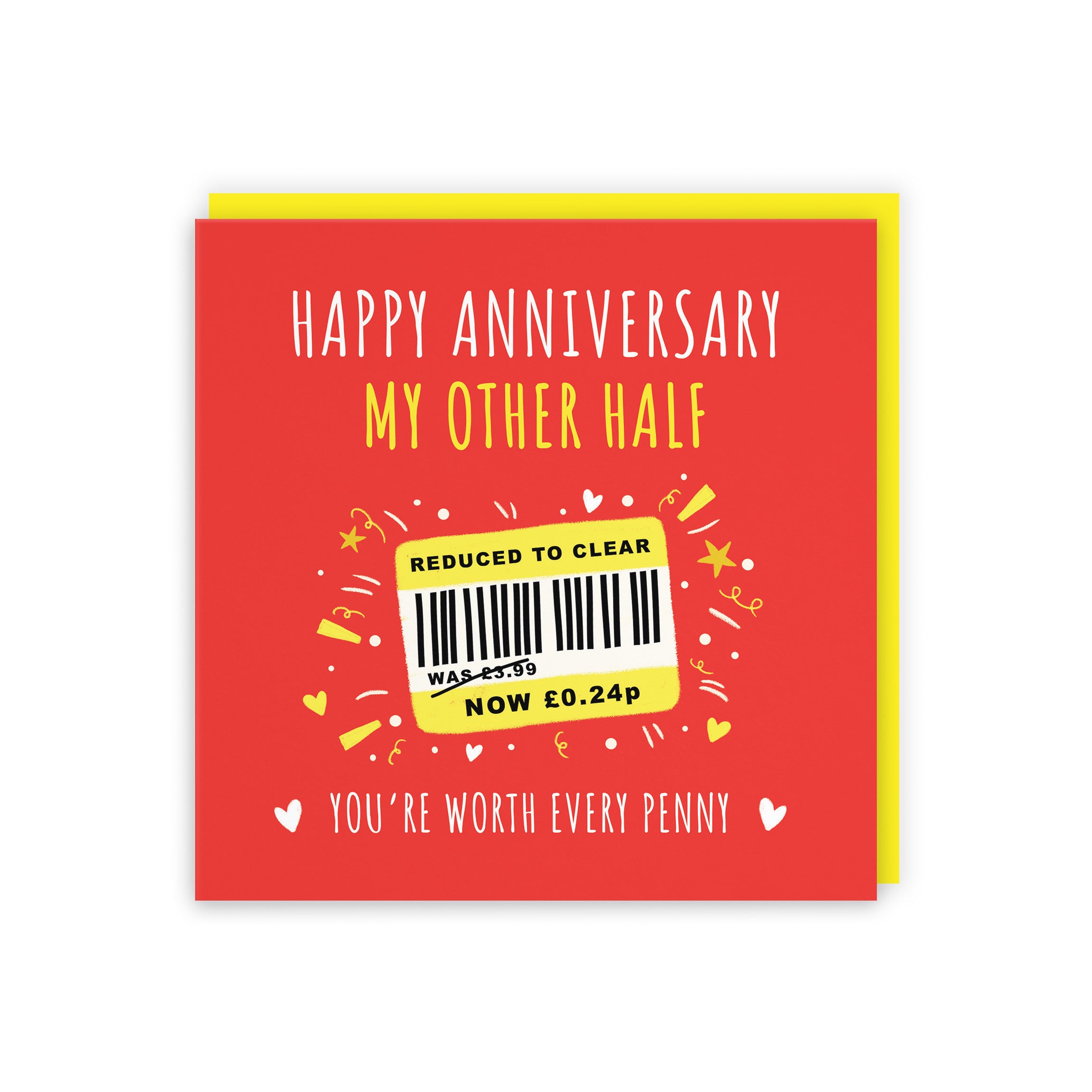 Other Half Anniversary Card Reduced To Clear Moments - Default Title (BS00186)