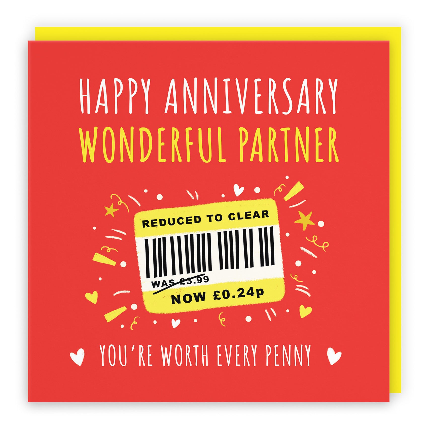 Partner Anniversary Card Reduced To Clear Moments - Default Title (BS00187)