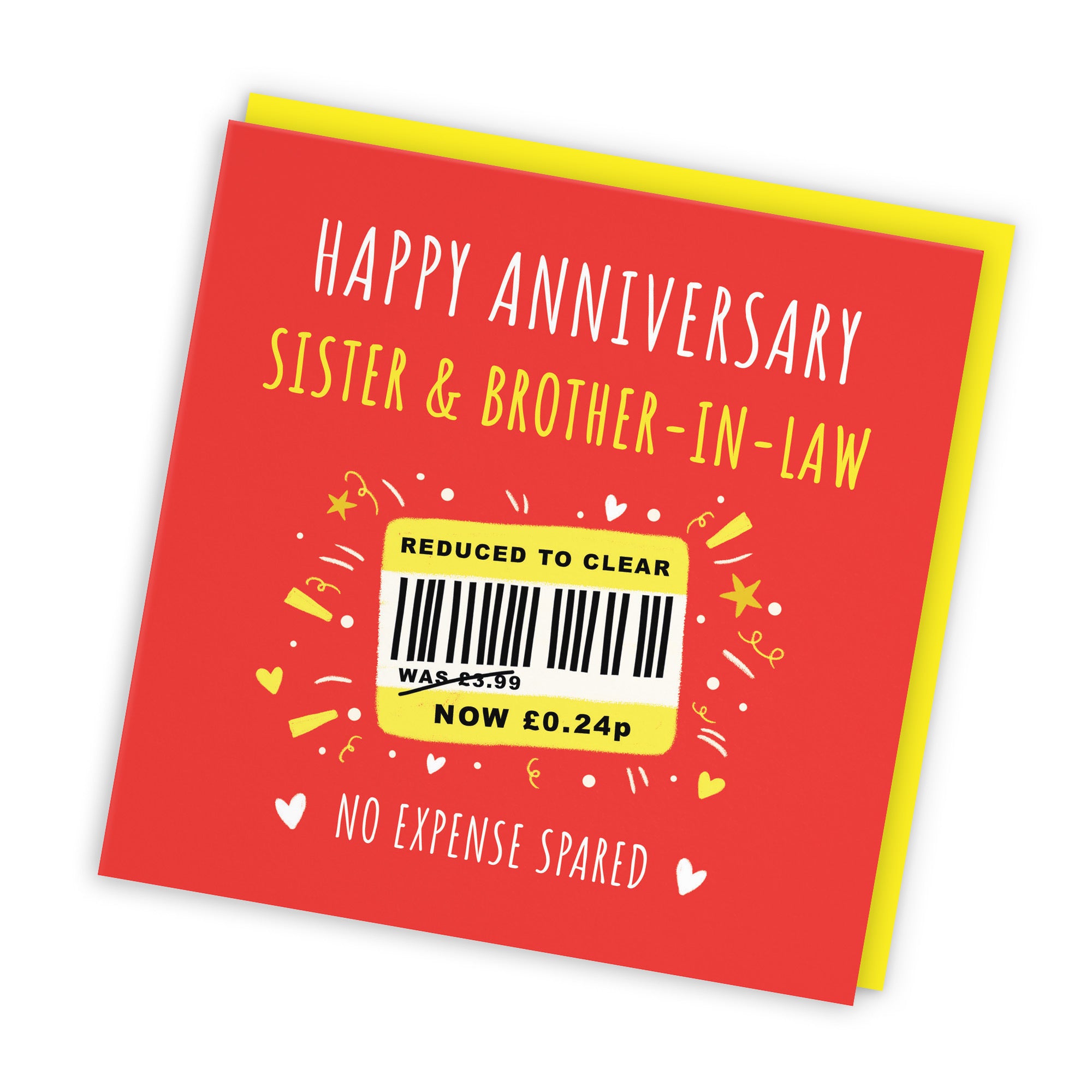 Sister And Brother-in-Law Anniversary Card Reduced To Clear Moments - Default Title (BS00188)