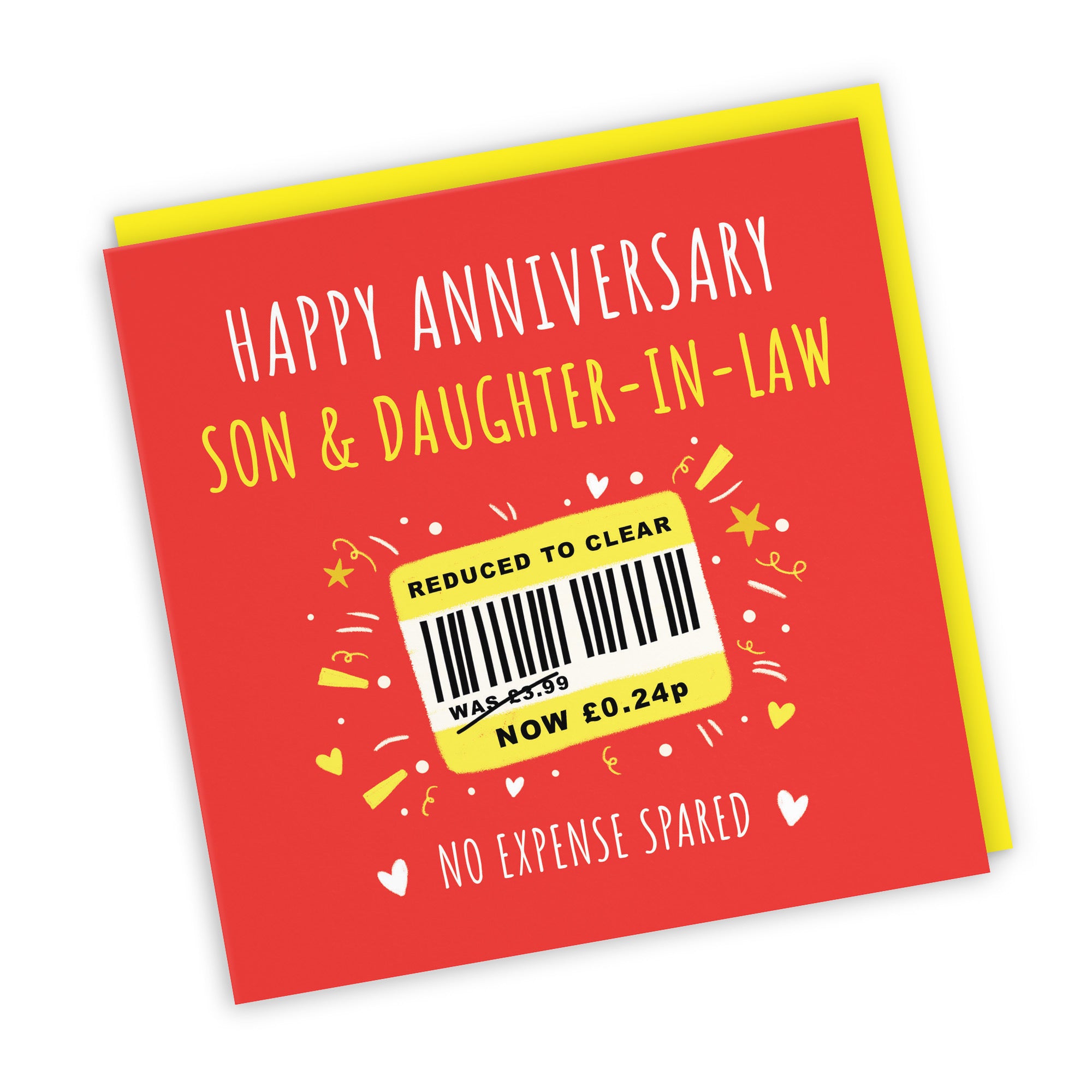Son And Daughter-in-Law Anniversary Card Reduced To Clear Moments - Default Title (BS00189)