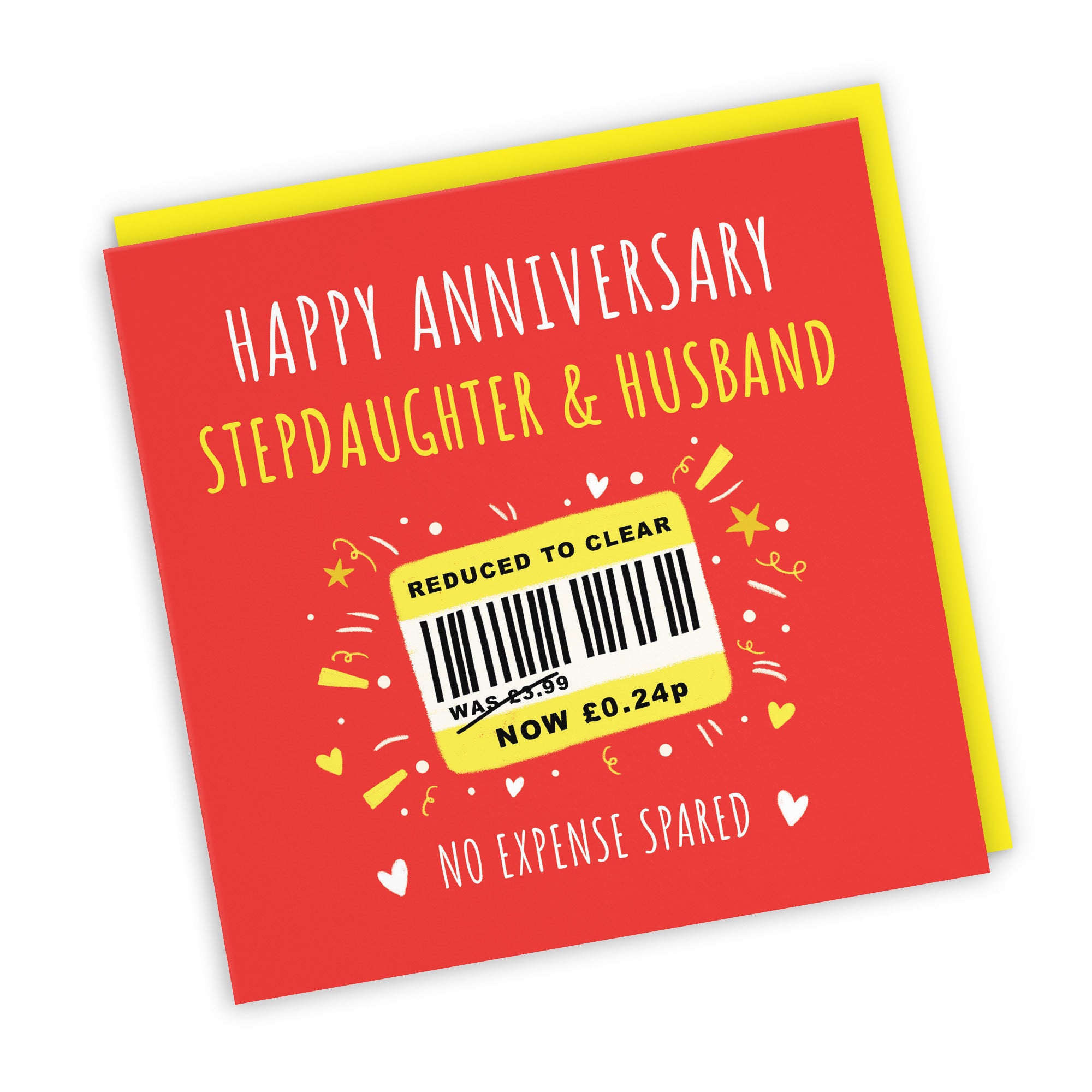 Stepdaughter And Husband Anniversary Card Reduced To Clear Moments - Default Title (BS00191)