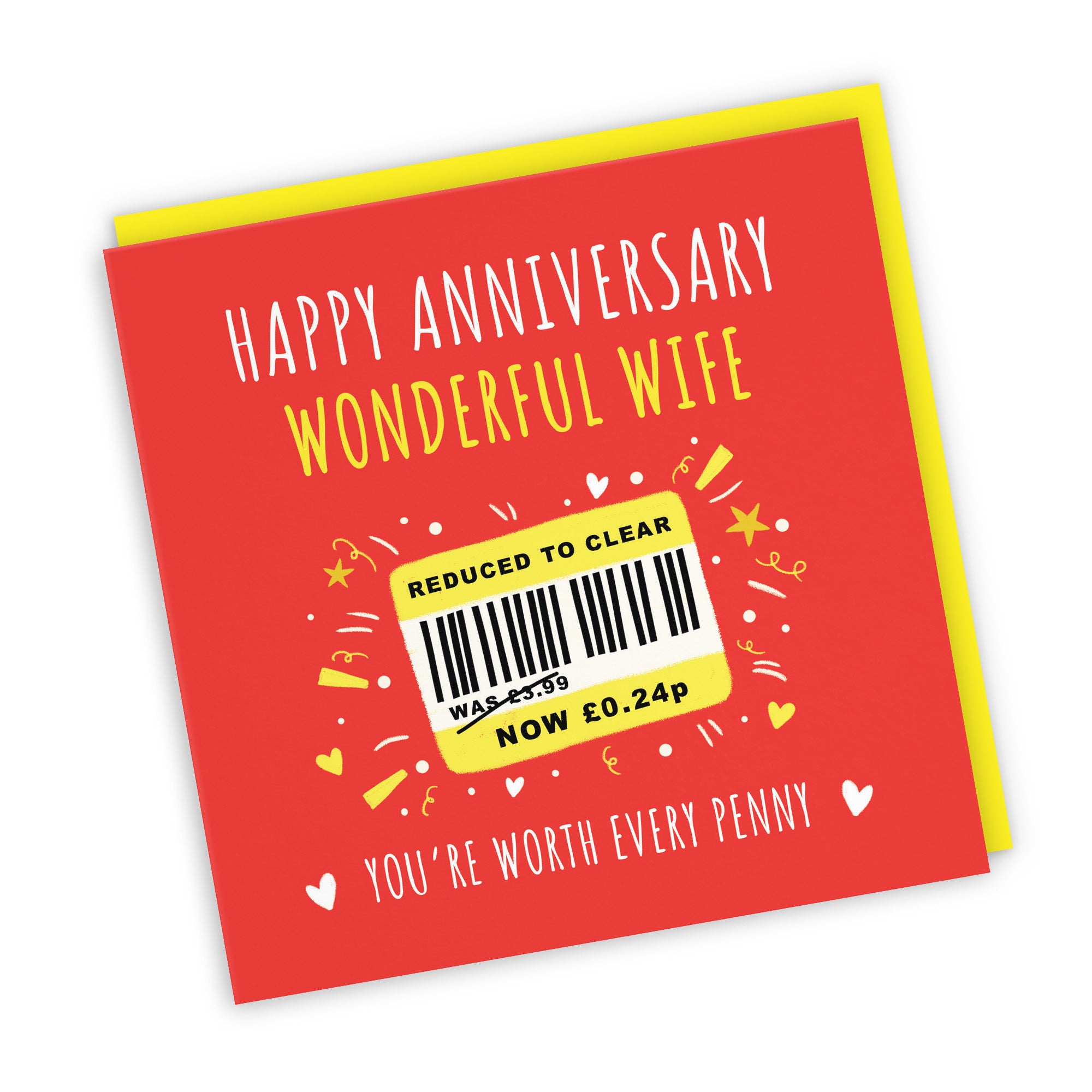 Wife Anniversary Card Reduced To Clear Moments - Default Title (BS00193)
