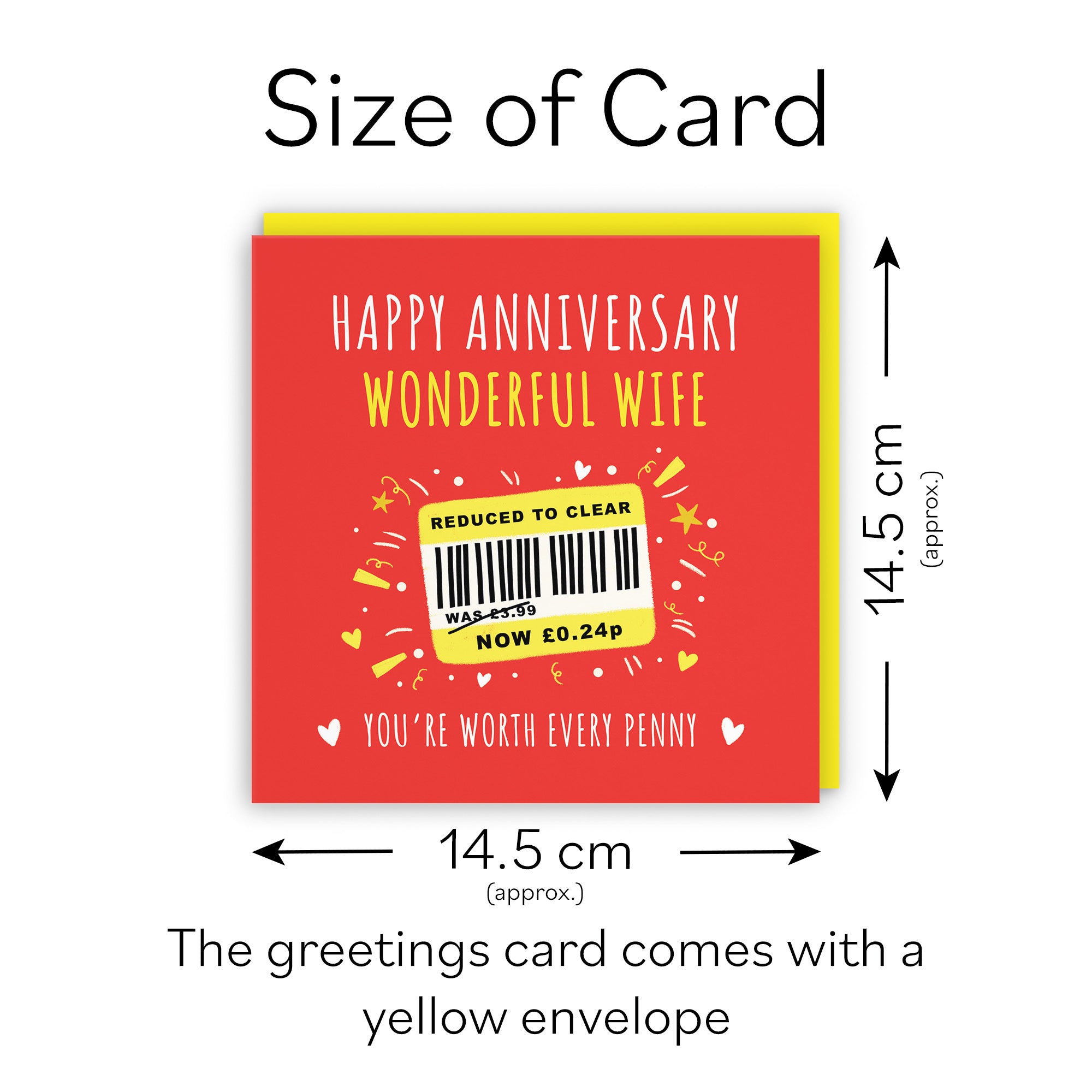 Wife Anniversary Card Reduced To Clear Moments - Default Title (BS00193)