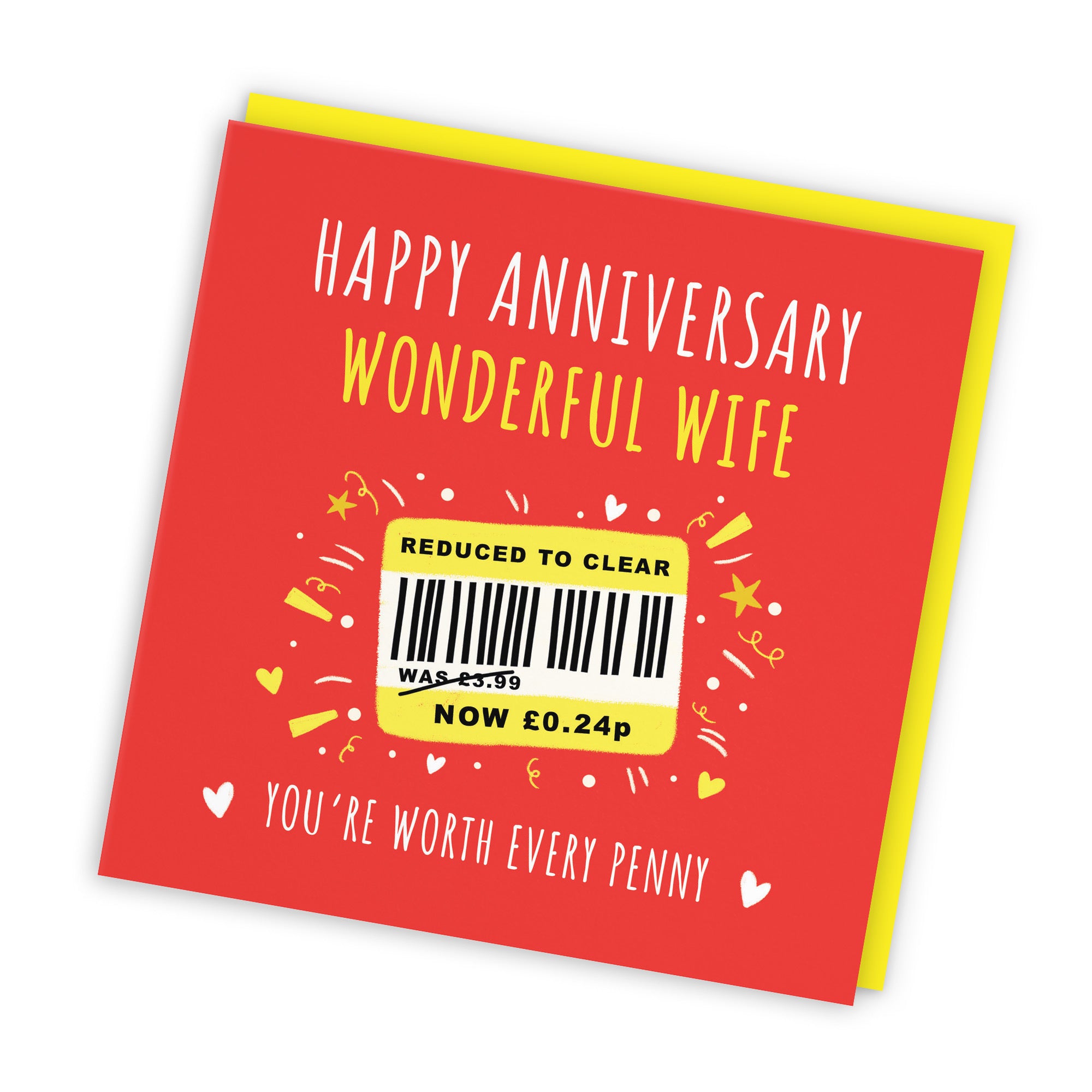 Wife Anniversary Card Reduced To Clear Moments - Default Title (BS00193)