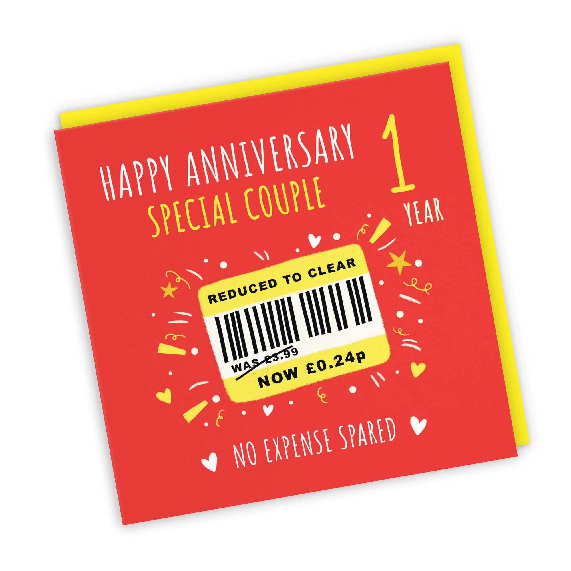 1st Couple Anniversary Card Reduced To Clear Moments - Default Title (BS00196)