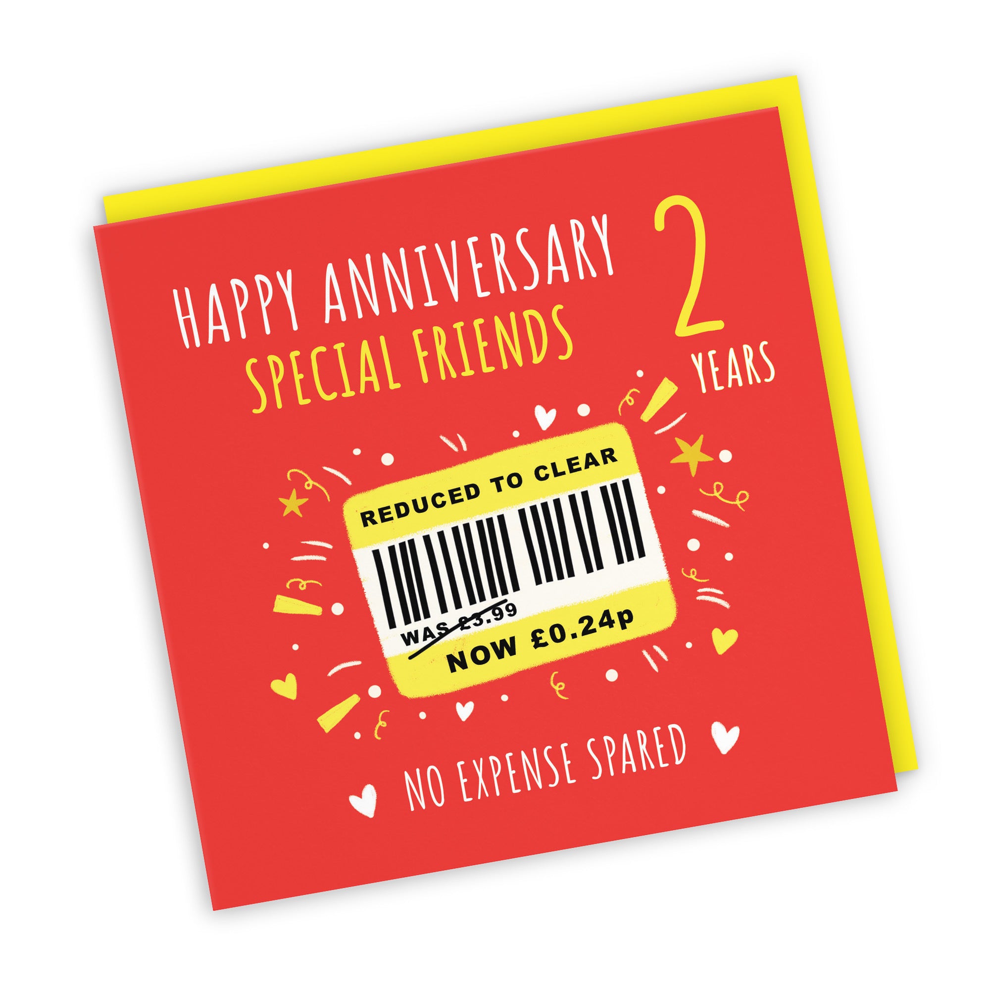 2nd Friends Anniversary Card Reduced To Clear Moments - Default Title (BS00204)