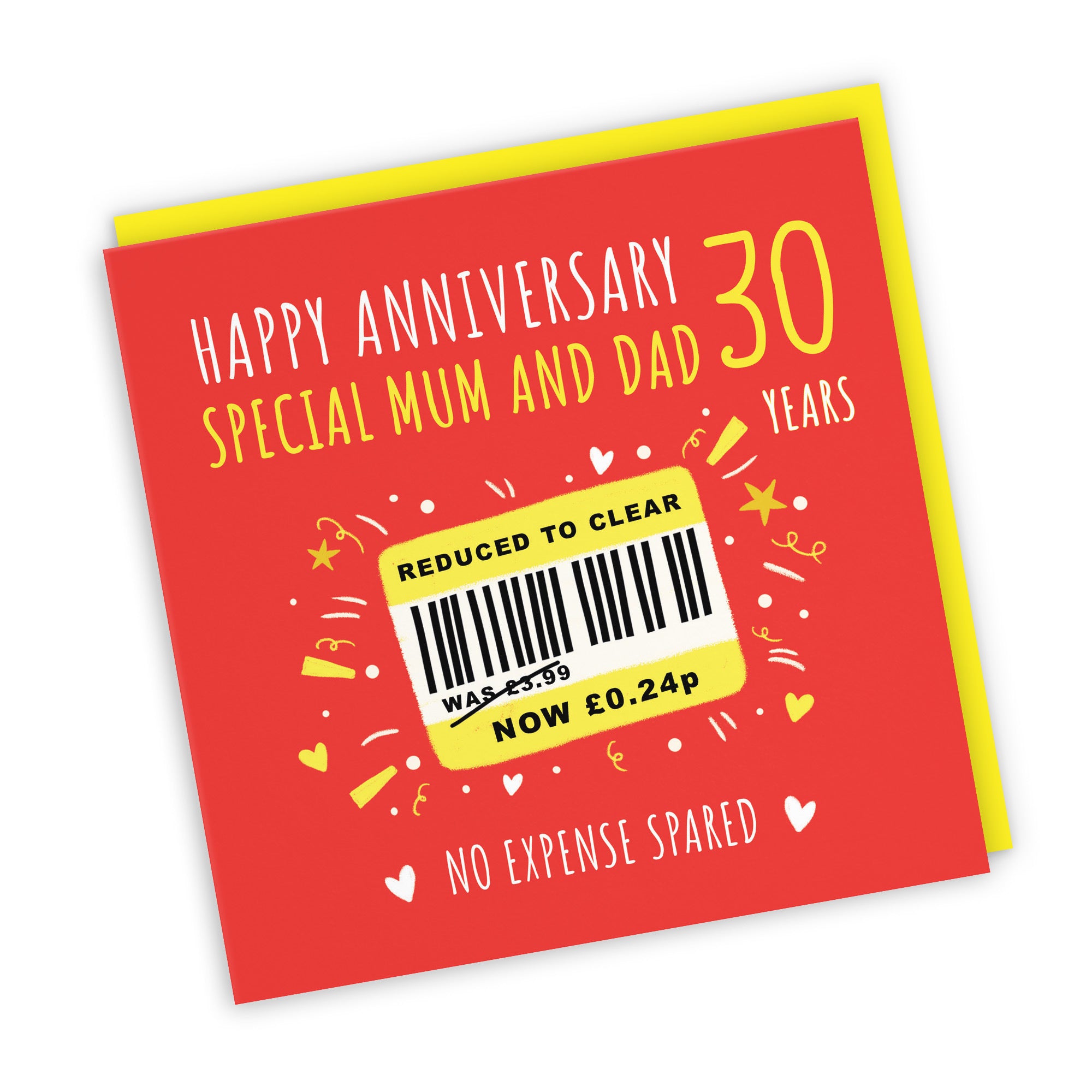 30th Mum And Dad Anniversary Card Reduced To Clear Moments - Default Title (BS00223)