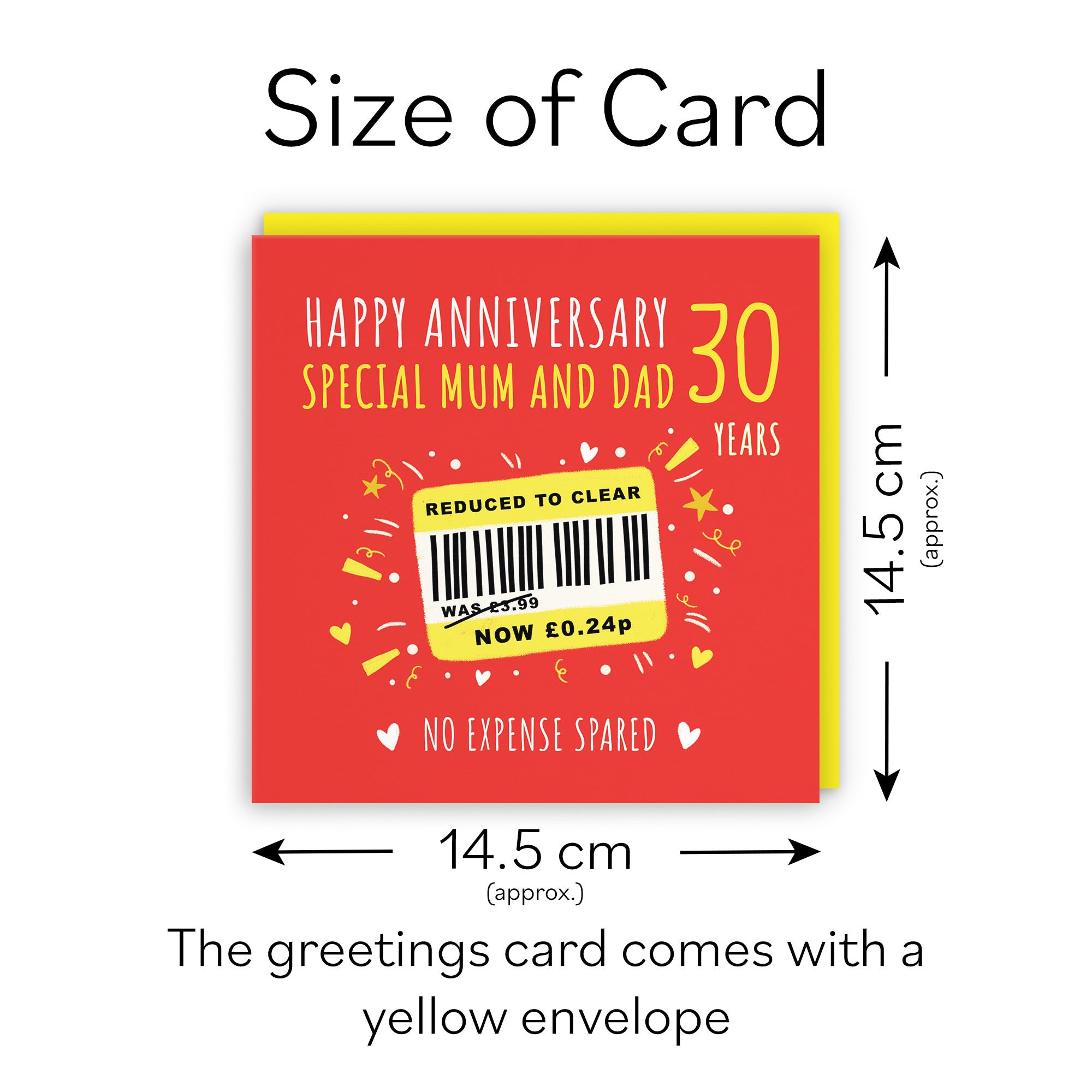 30th Mum And Dad Anniversary Card Reduced To Clear Moments - Default Title (BS00223)