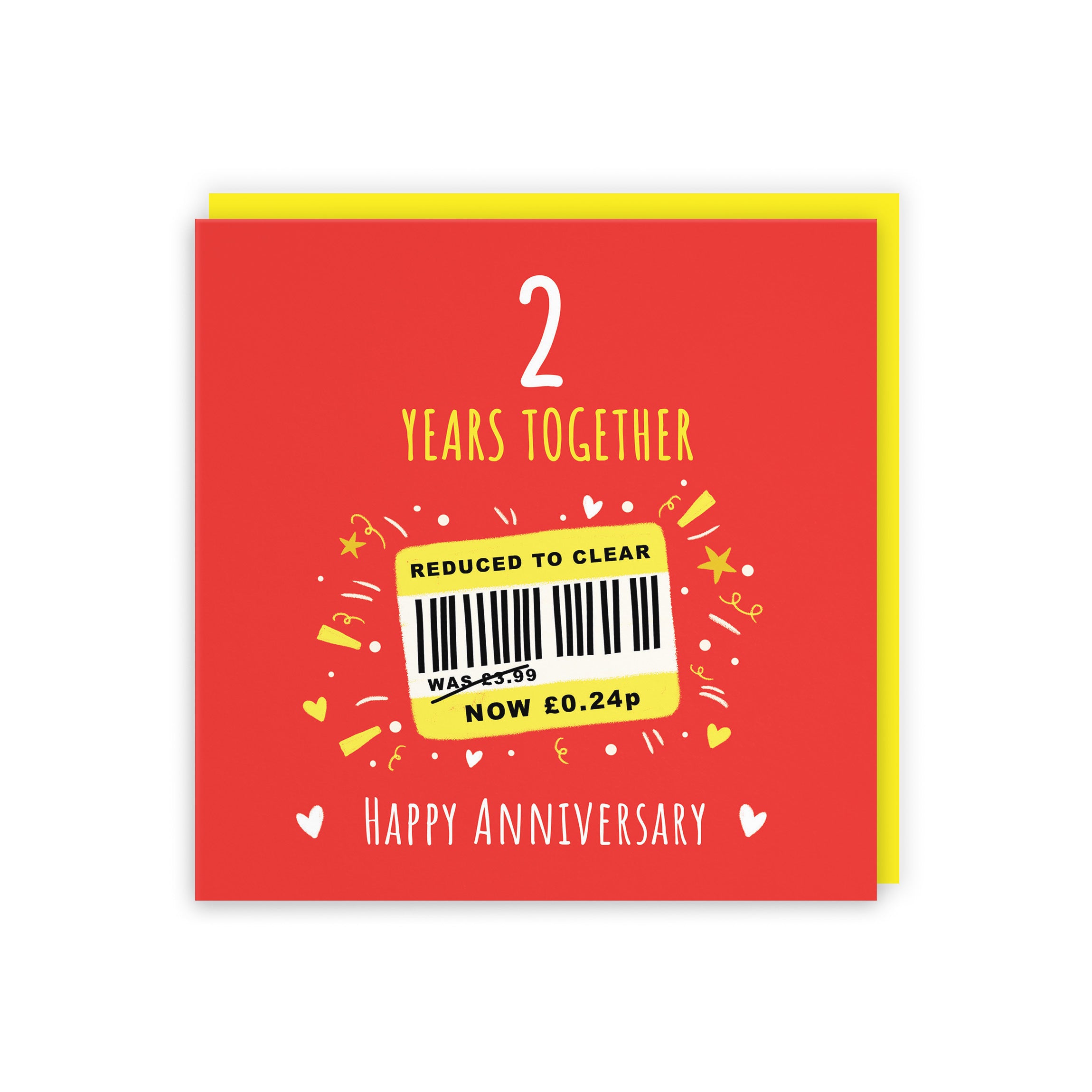 2nd Anniversary Card Reduced To Clear Moments - Default Title (BS00245)