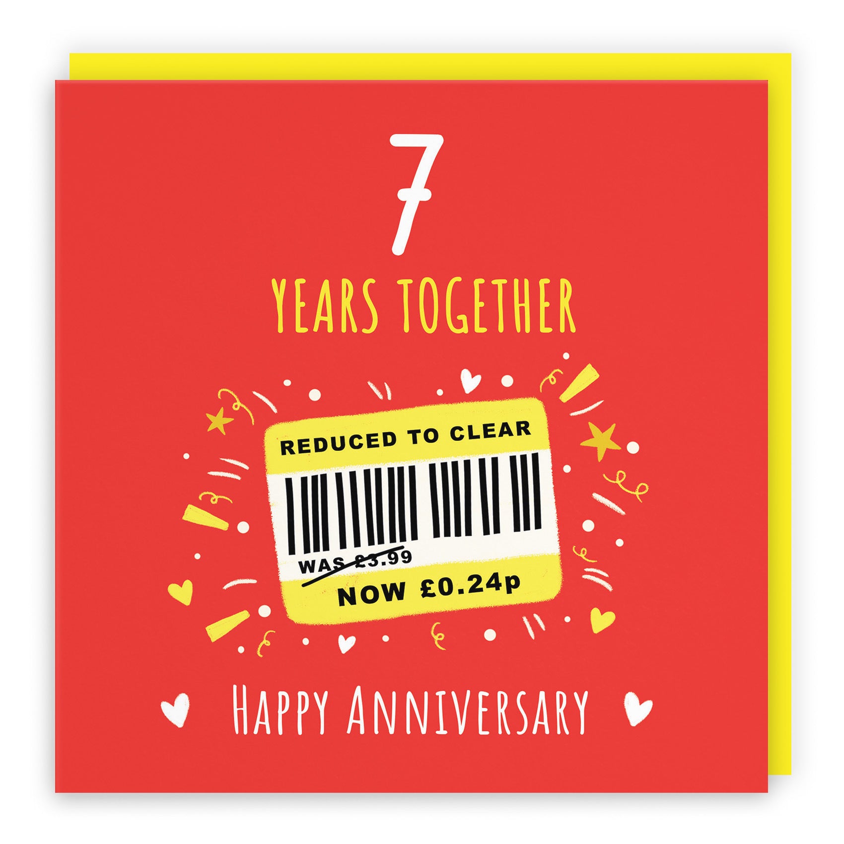 7th Anniversary Card Reduced To Clear Moments - Default Title (BS00250)