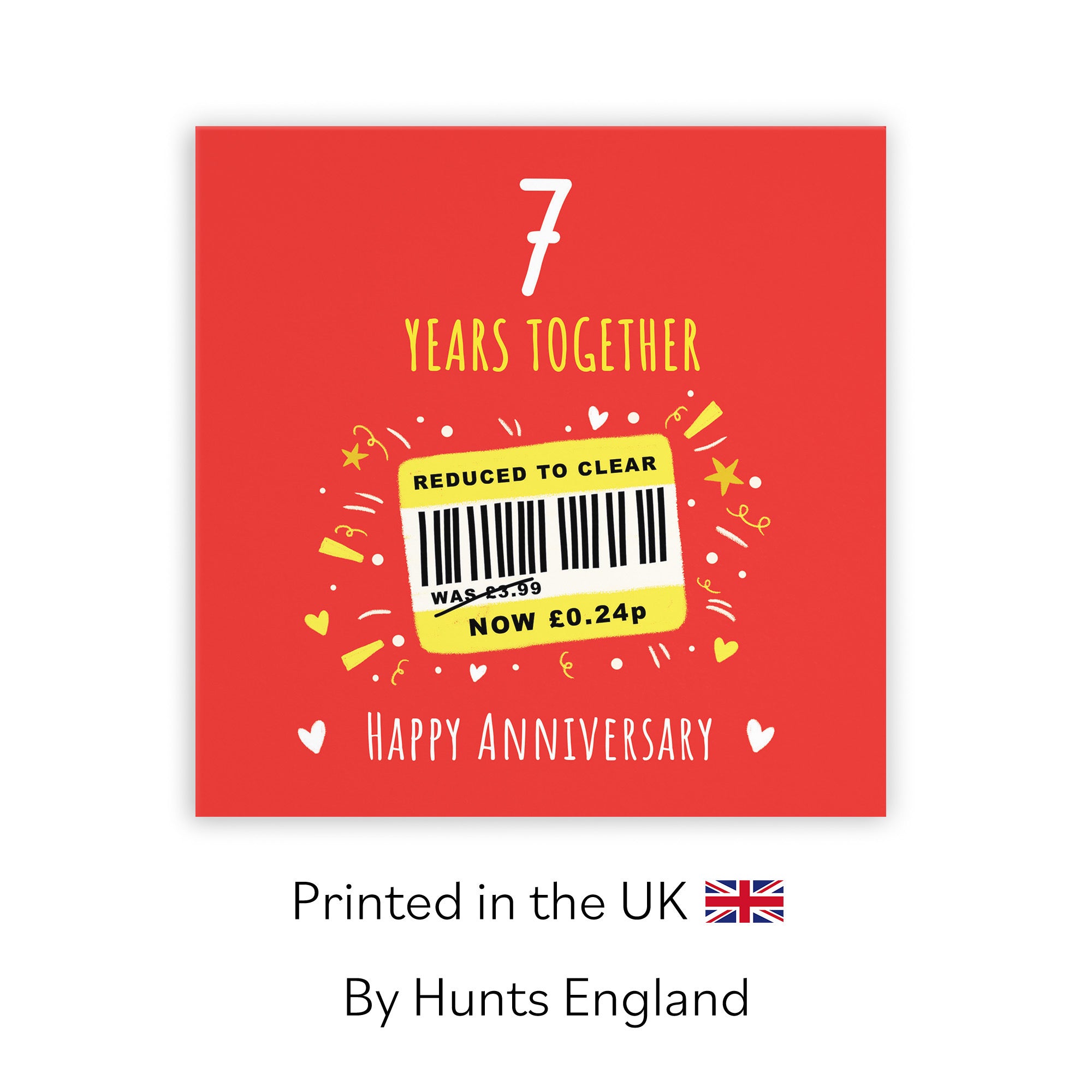 7th Anniversary Card Reduced To Clear Moments - Default Title (BS00250)