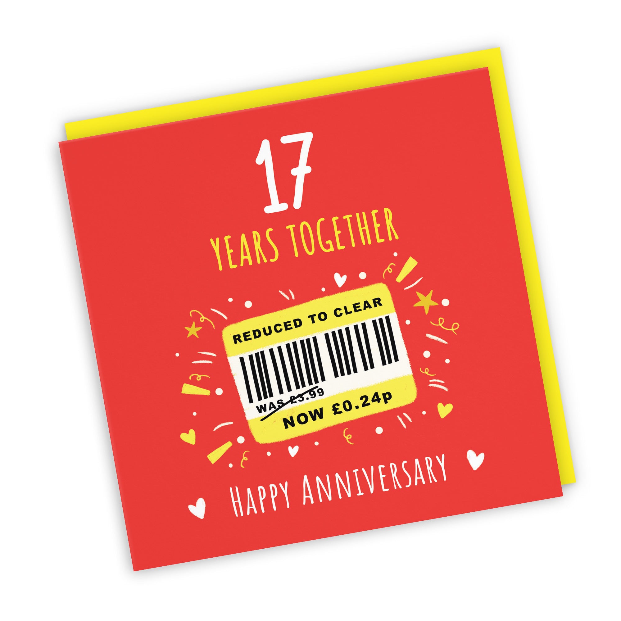 17th Anniversary Card Reduced To Clear Moments - Default Title (BS00260)