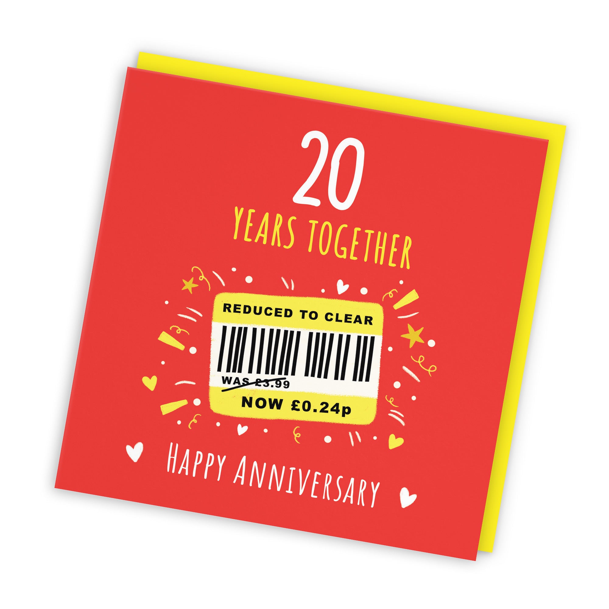 20th Anniversary Card Reduced To Clear Moments - Default Title (BS00263)