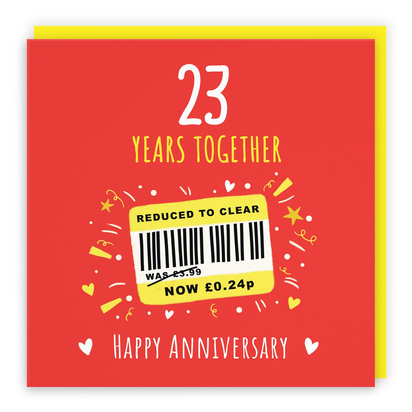 23rd Anniversary Card Reduced To Clear Moments - Default Title (BS00266)