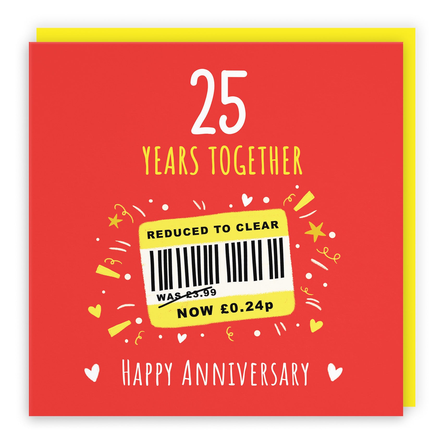 25th Anniversary Card Reduced To Clear Moments - Default Title (BS00268)