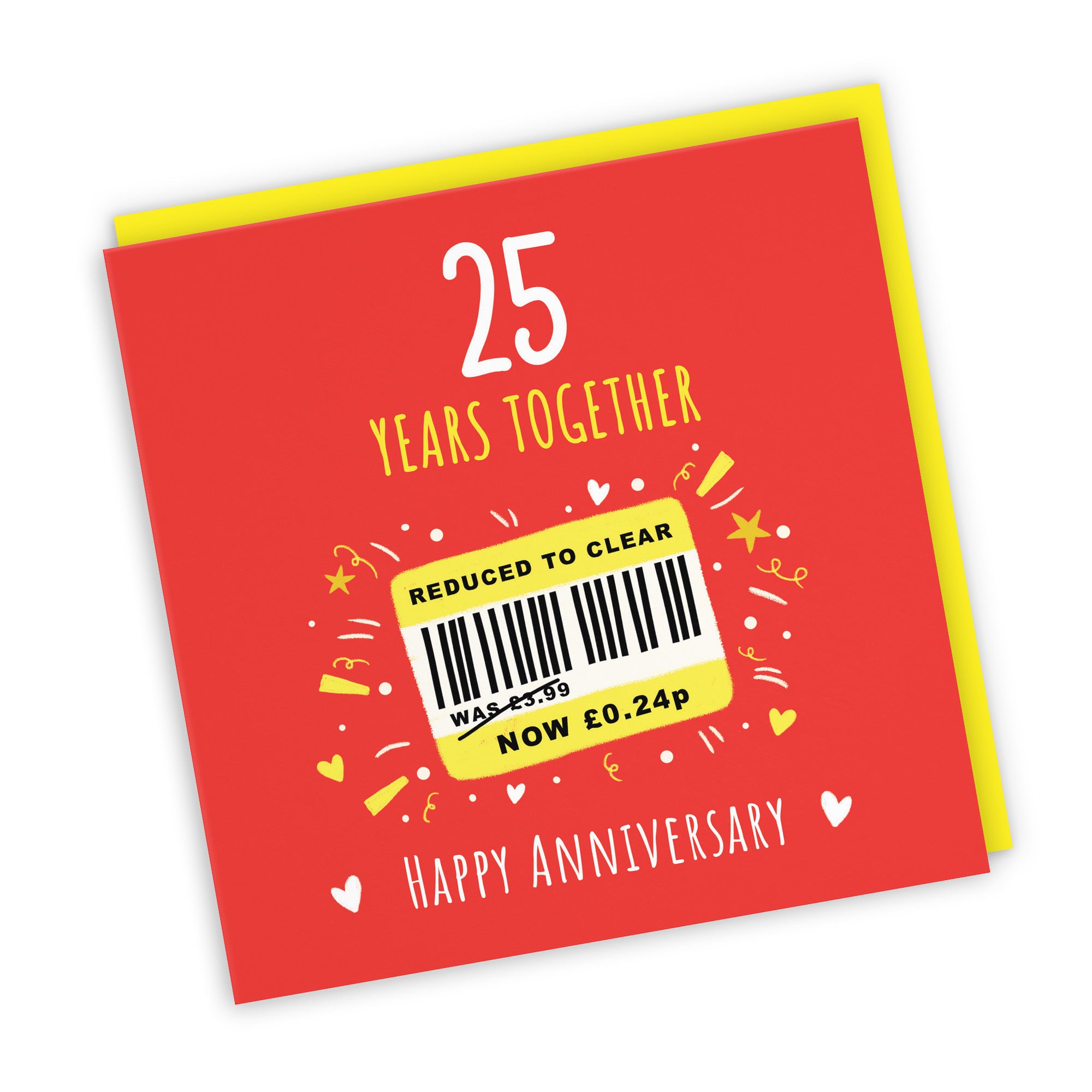25th Anniversary Card Reduced To Clear Moments - Default Title (BS00268)