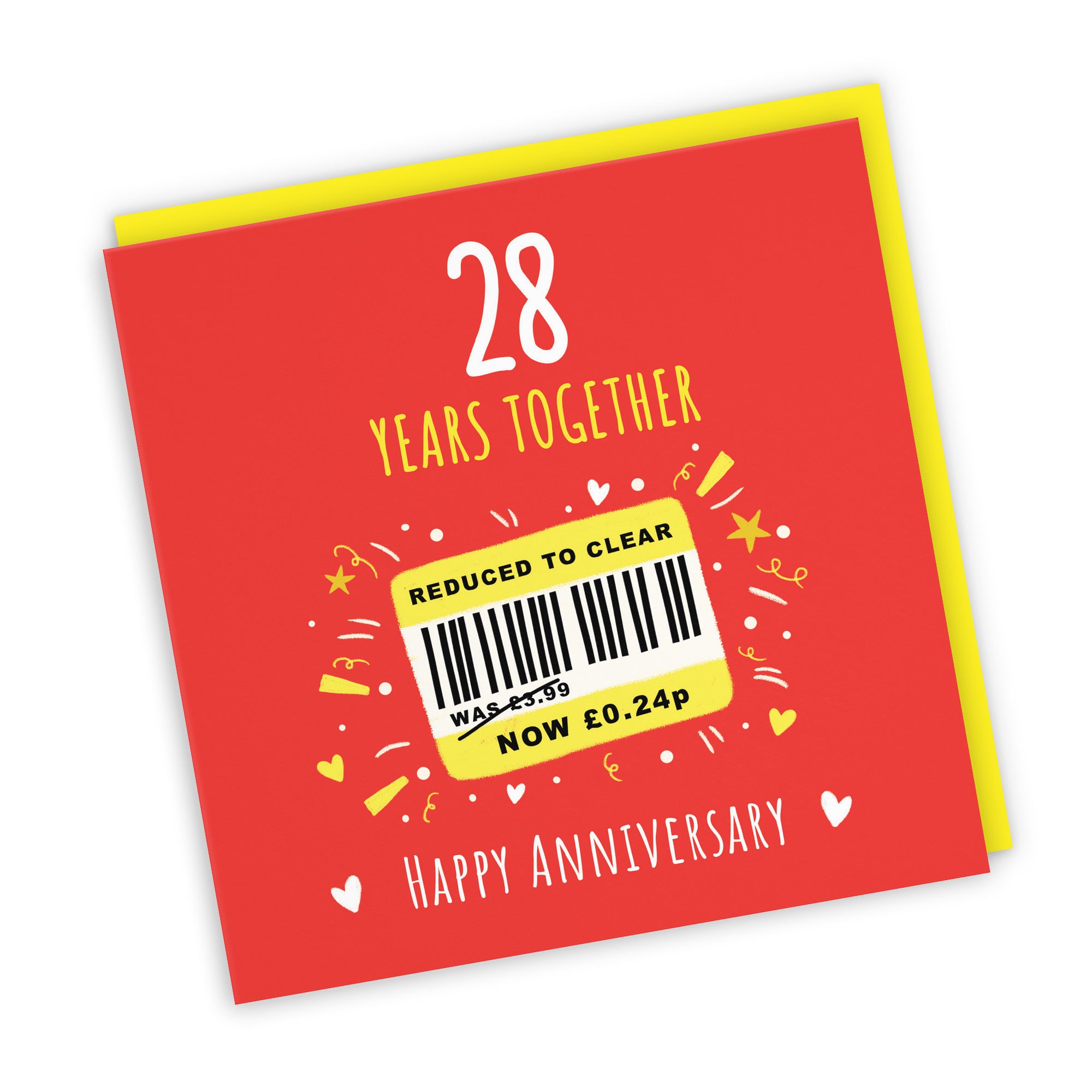 28th Anniversary Card Reduced To Clear Moments - Default Title (BS00271)