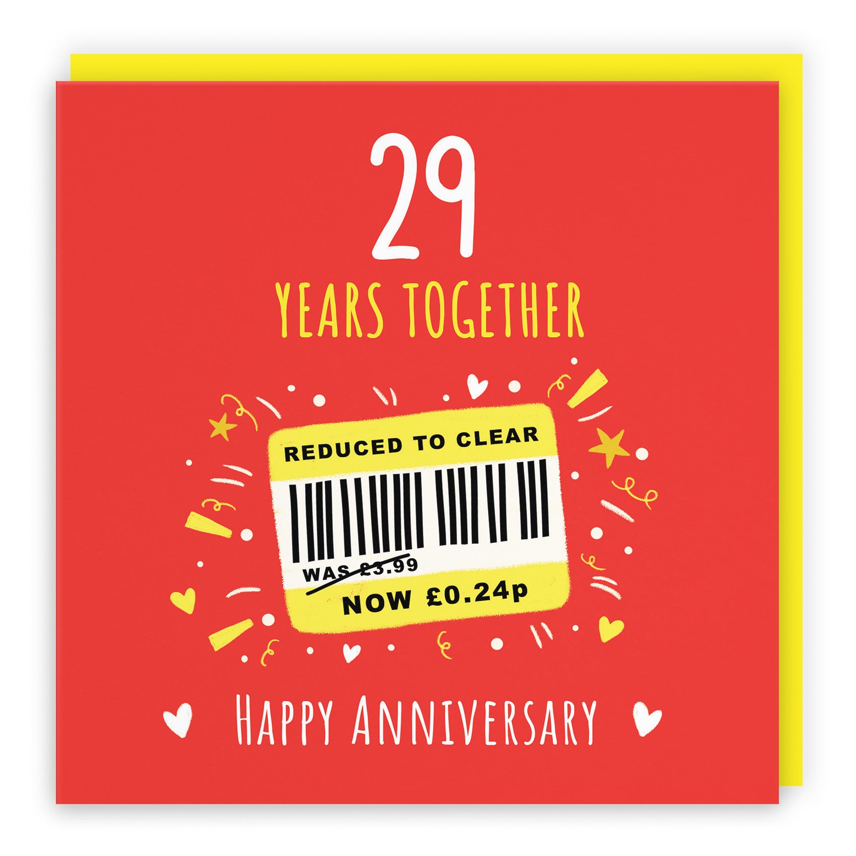 29th Anniversary Card Reduced To Clear Moments - Default Title (BS00272)