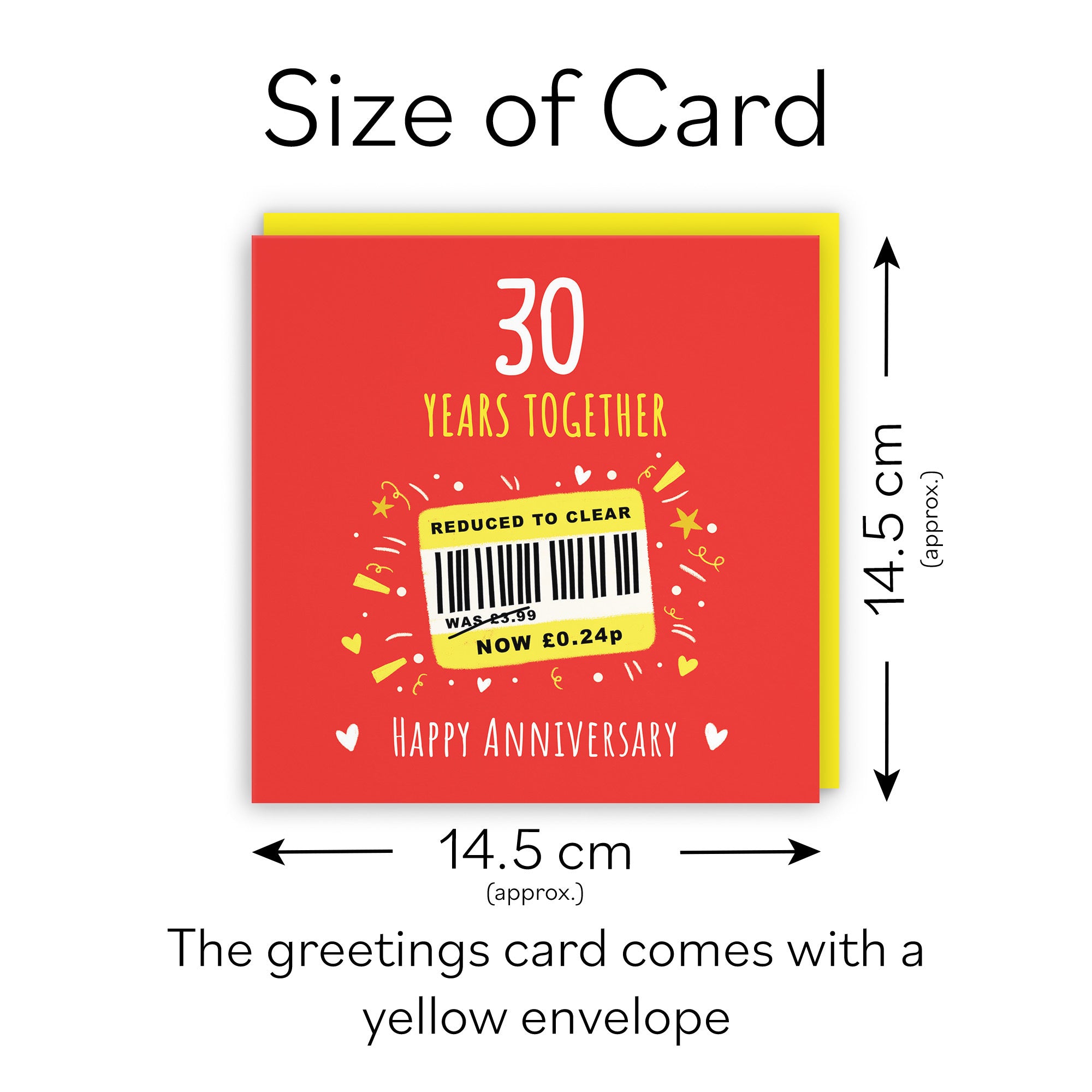 30th Anniversary Card Reduced To Clear Moments - Default Title (BS00273)