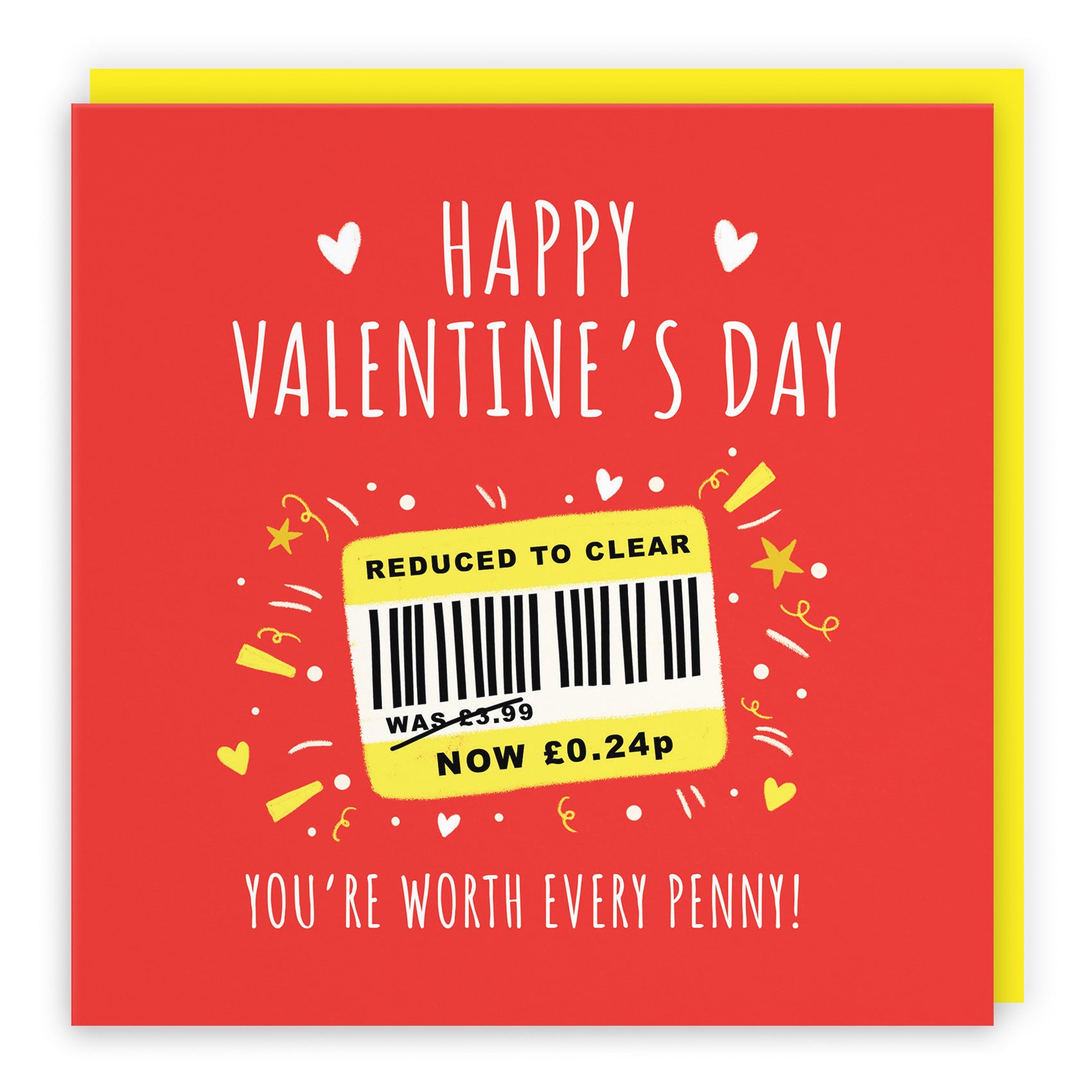 Valentine’s Day Card Reduced To Clear Moments - Default Title (BS00274)