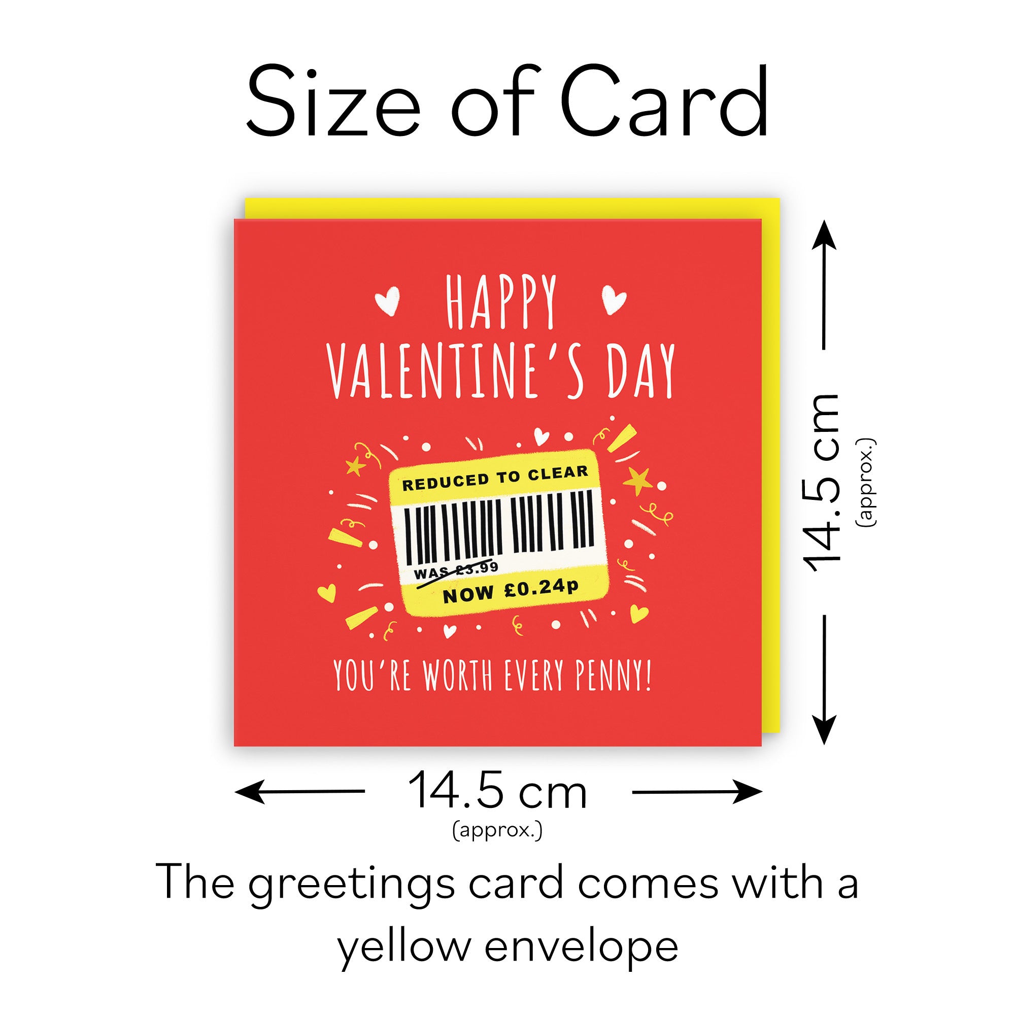 Valentine’s Day Card Reduced To Clear Moments - Default Title (BS00274)