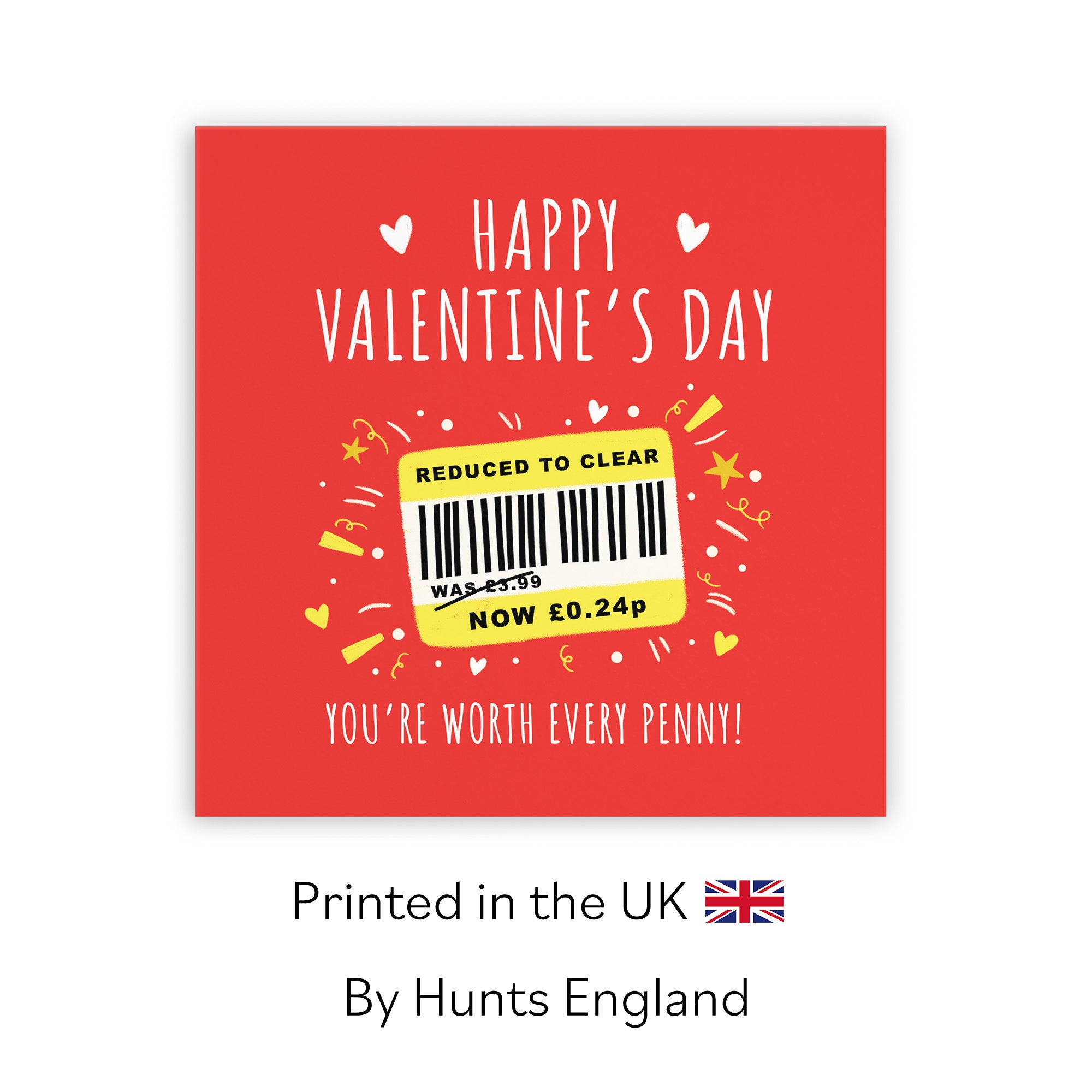 Valentine’s Day Card Reduced To Clear Moments - Default Title (BS00274)