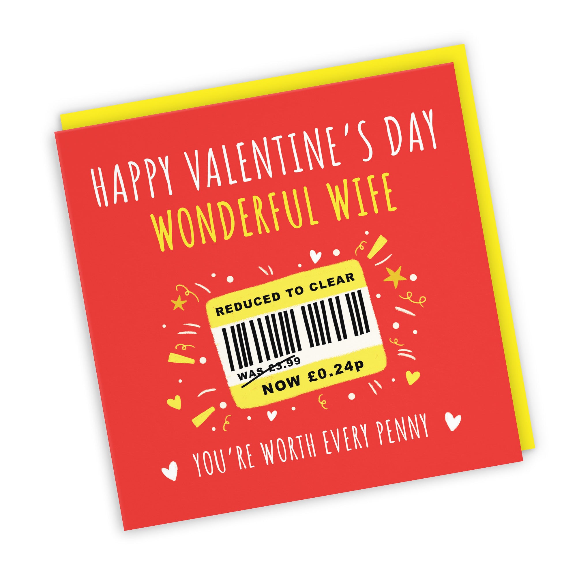 Wife Valentine’s Day Card Reduced To Clear Moments - Default Title (BS00275)