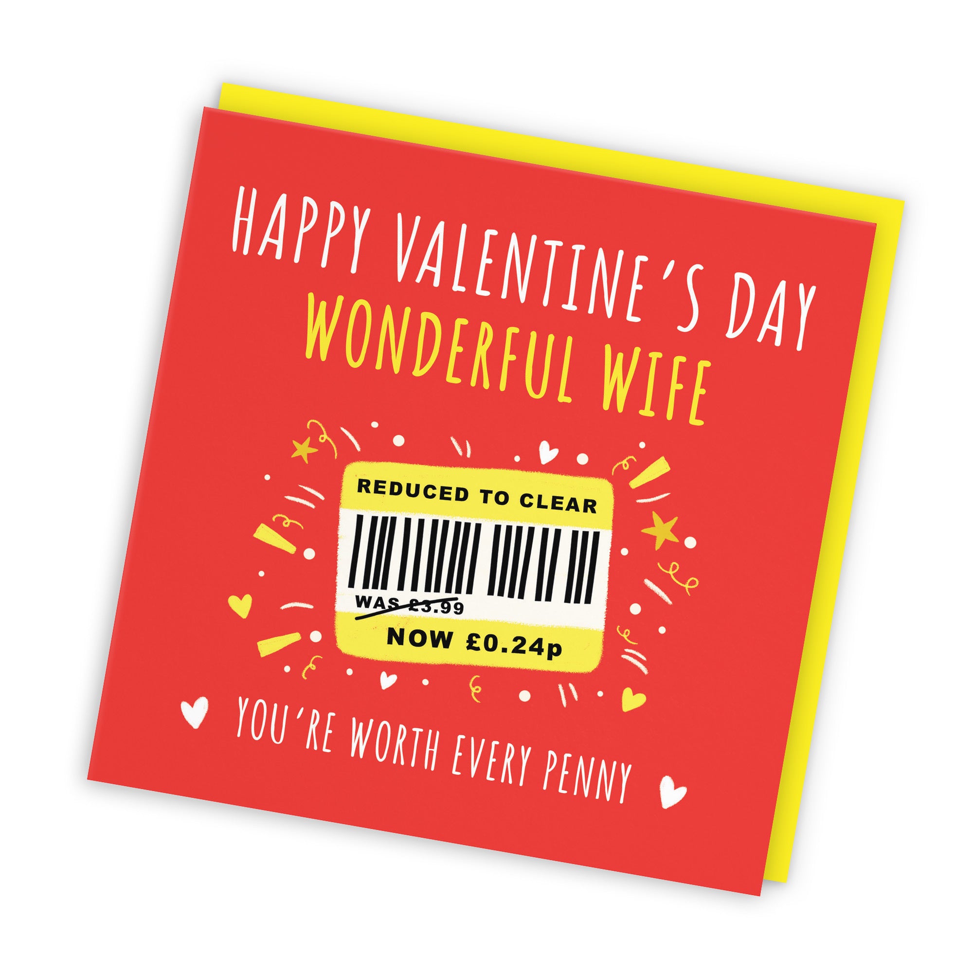 Wife Valentine’s Day Card Reduced To Clear Moments - Default Title (BS00275)