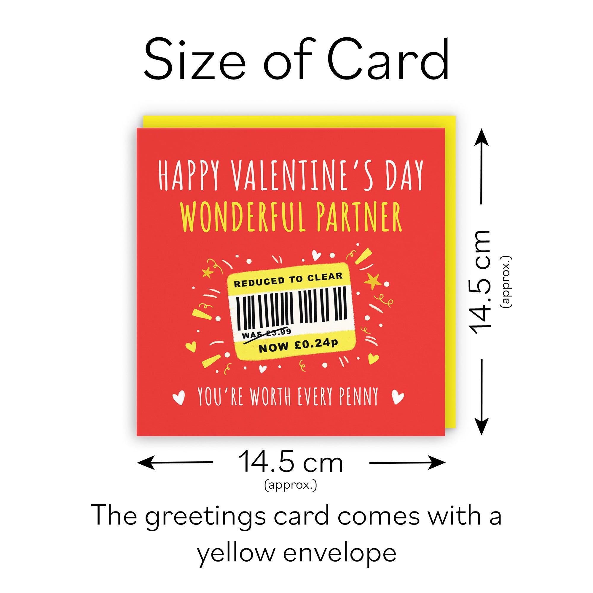 Partner Valentine’s Day Card Reduced To Clear Moments - Default Title (BS00280)