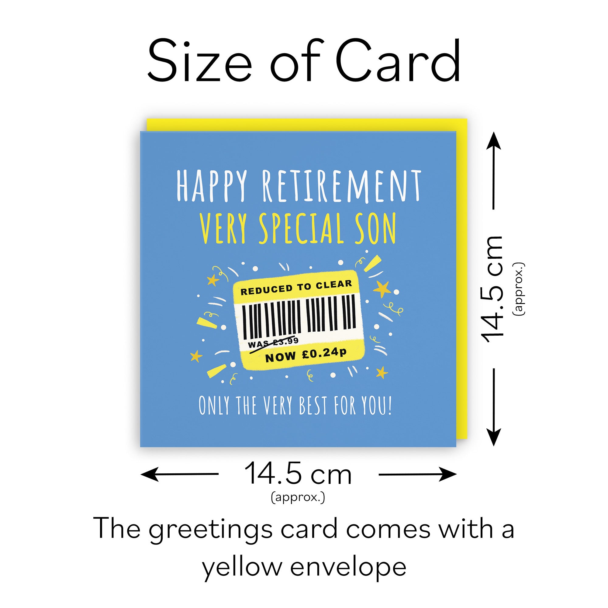 Son Retirement Card Reduced To Clear Moments - Default Title (BS00289)