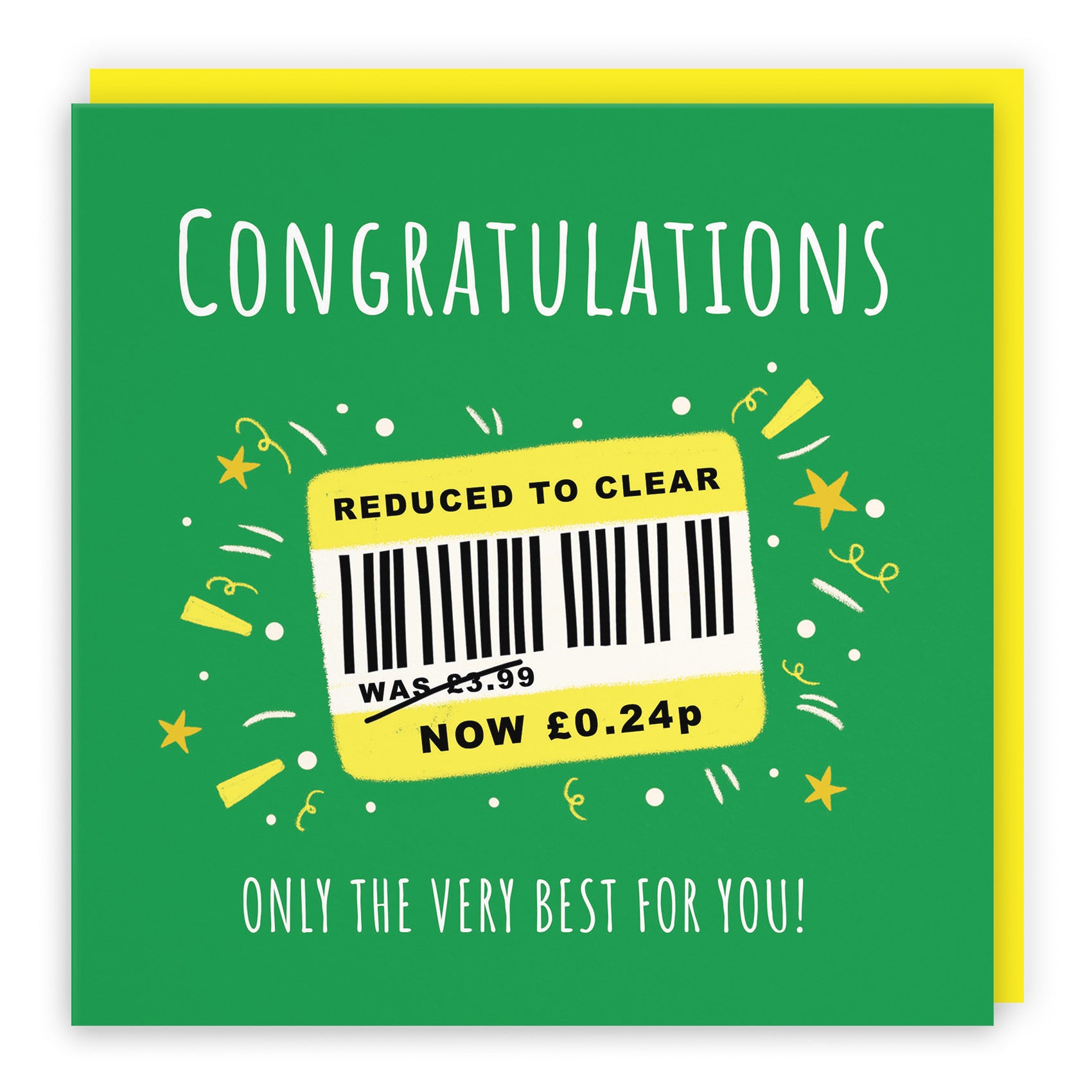 Congratulations Card Reduced To Clear Moments - Default Title (BS00291)