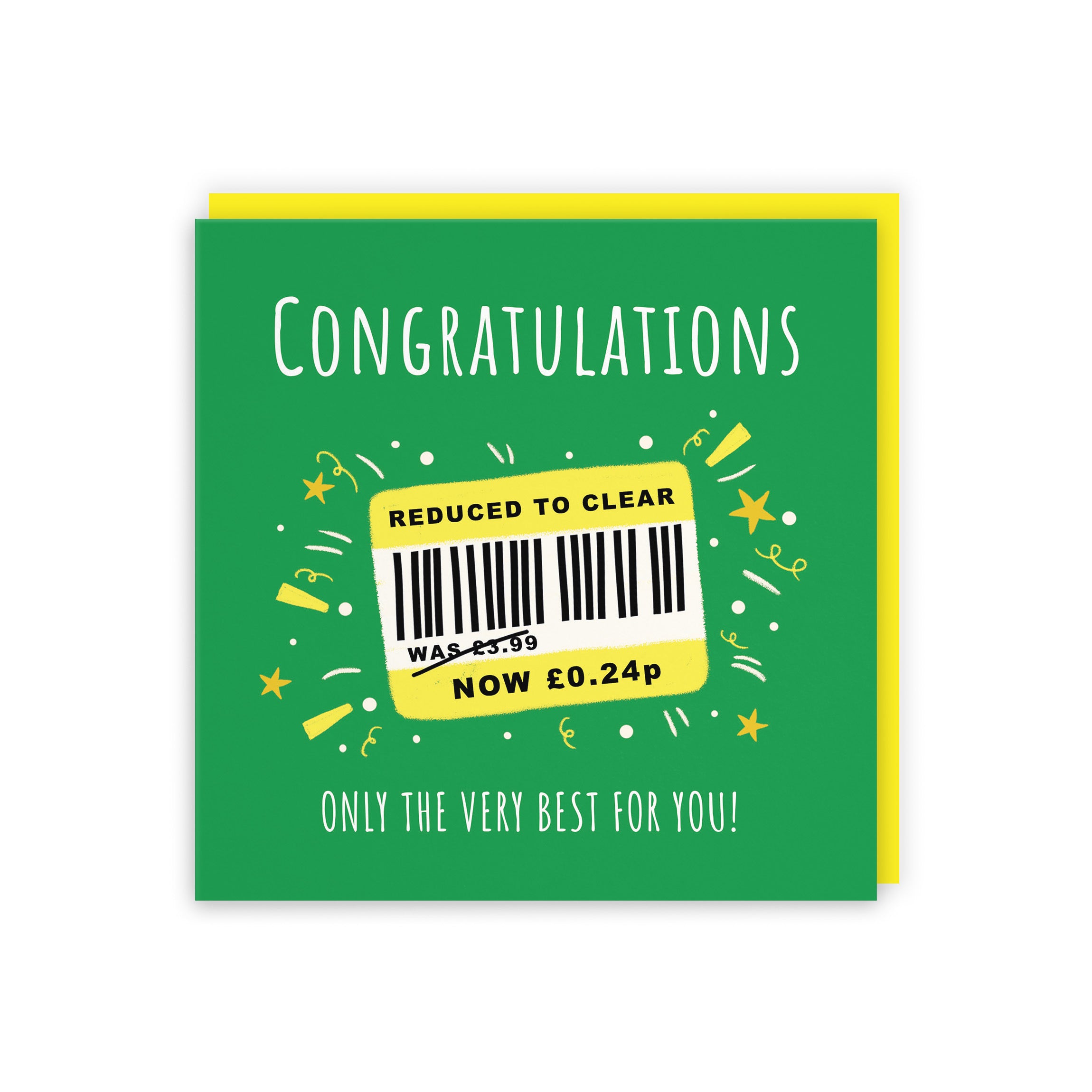 Congratulations Card Reduced To Clear Moments - Default Title (BS00291)