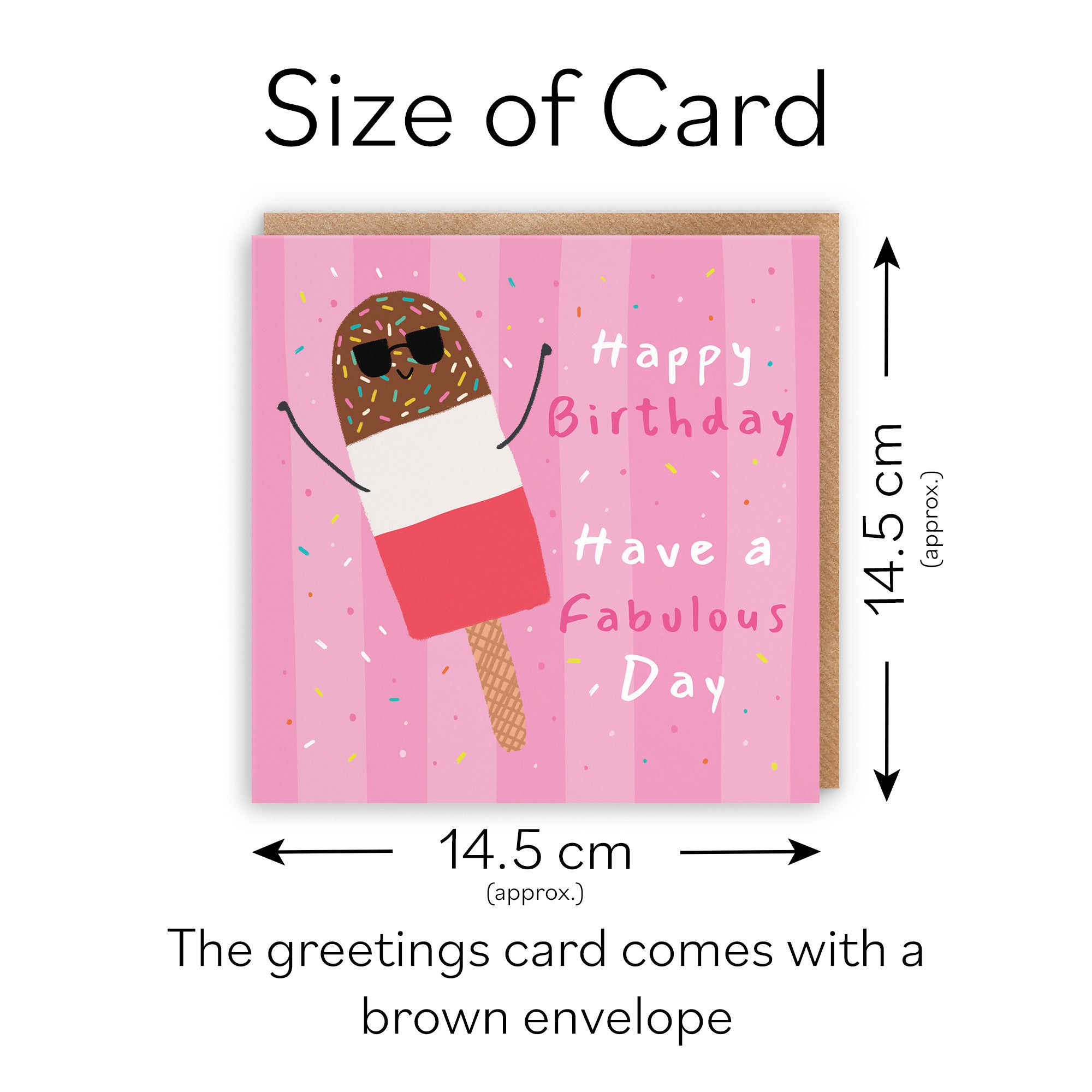 Female Birthday Card Ice Lolly Moments - Default Title (BS00295)