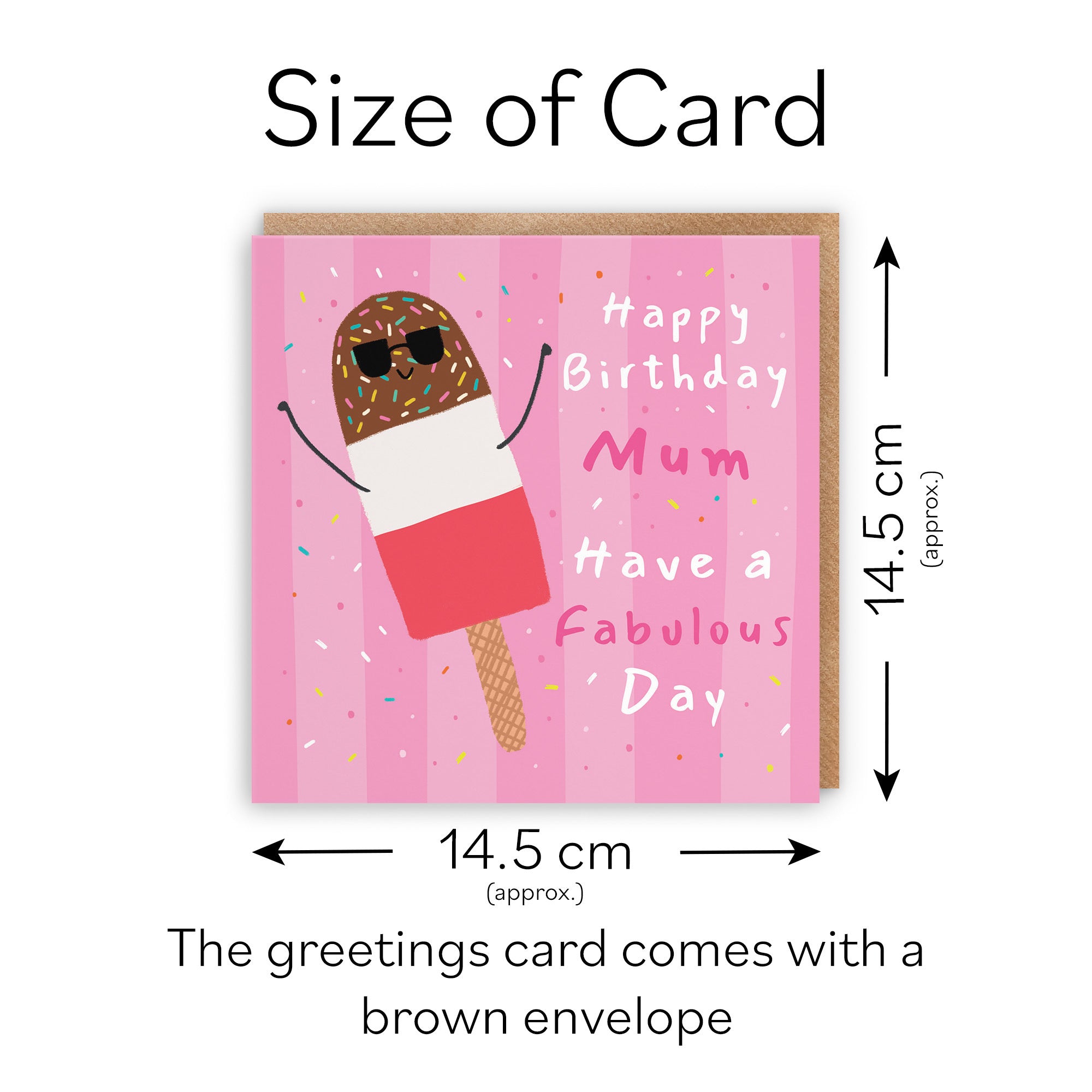Mum Birthday Card Ice Lolly Moments - Default Title (BS00331)